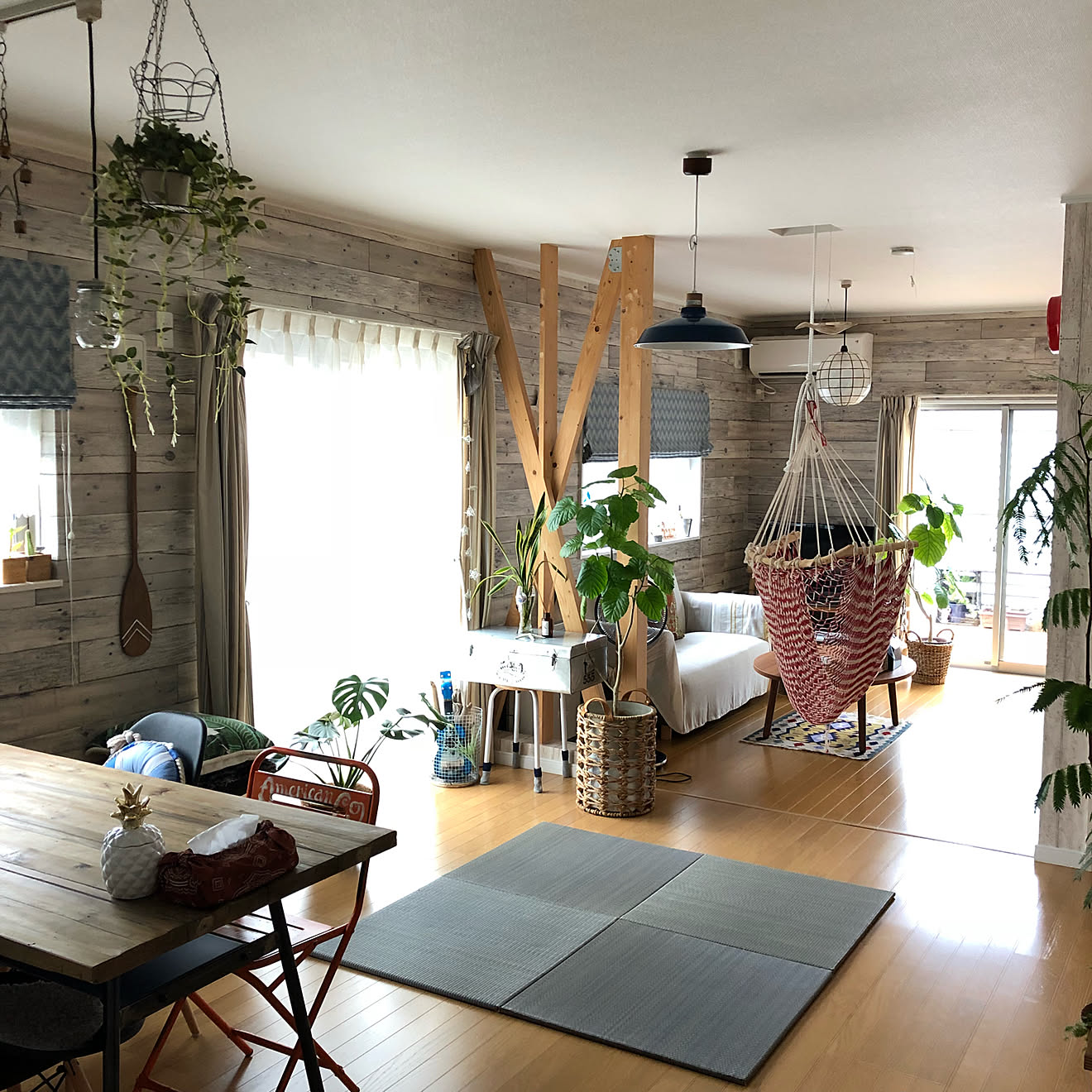 部屋全体/ヒコラー/リフォーム/海外インテリアに憧れる/西海岸インテリア&hellip;などのインテリア実例 20190212 124917