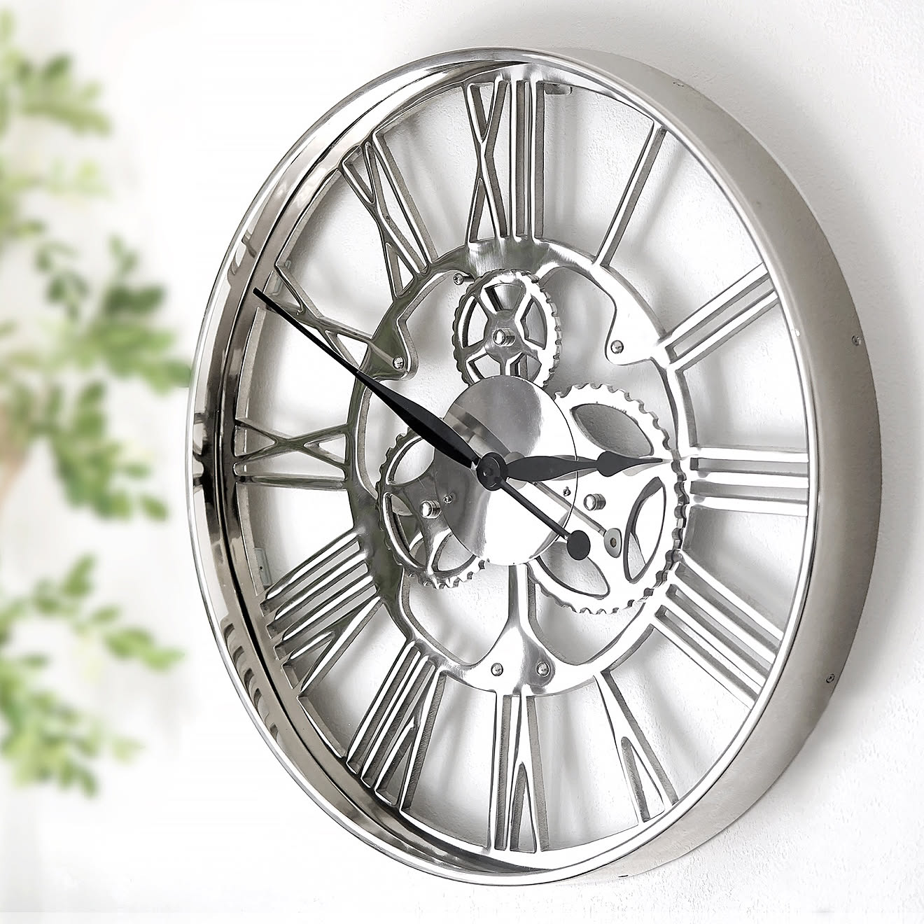 モンドリアン調デザイン置き時計