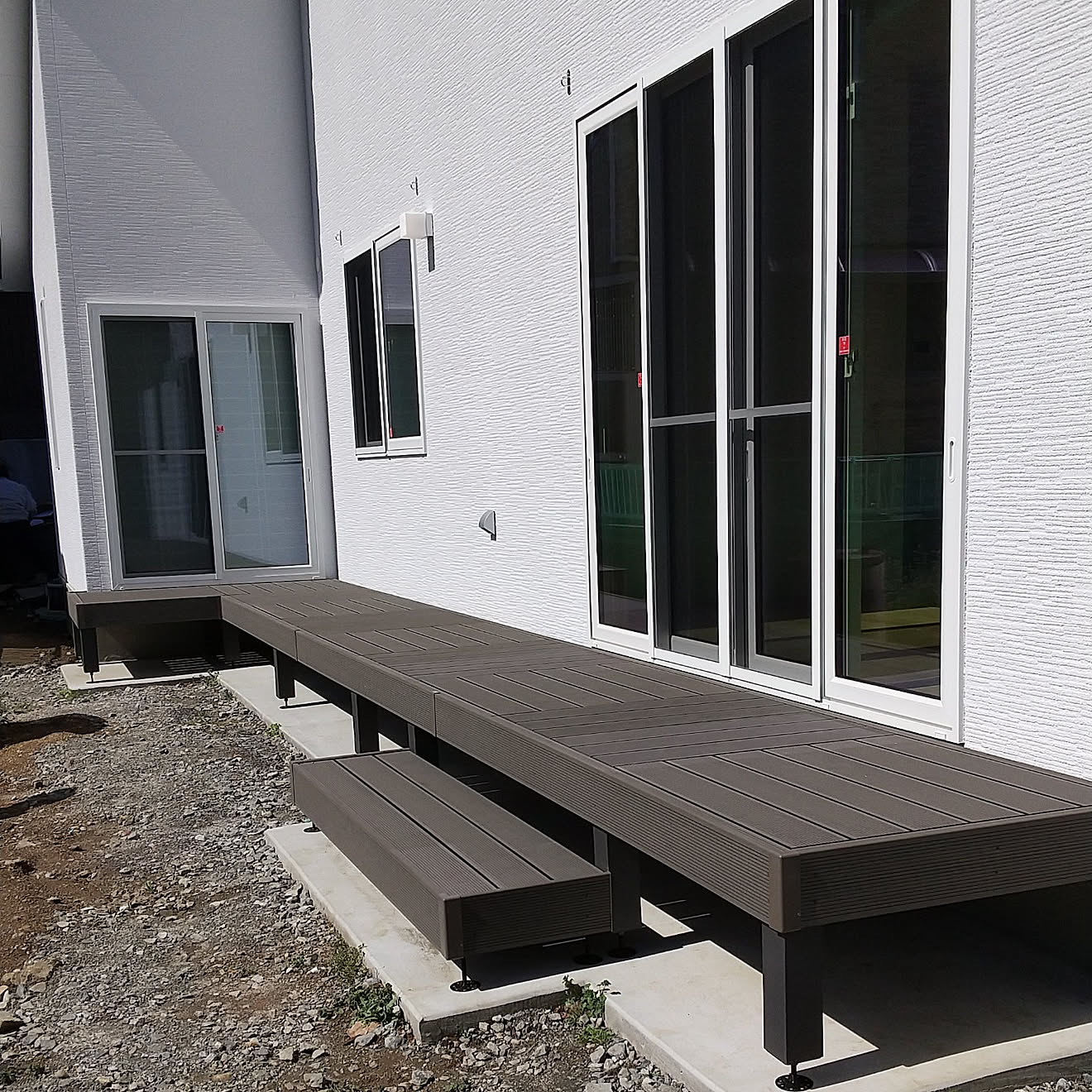 部屋全体/建築中/ウッドデッキ/樹脂/一条工務店のインテリア実例 20210303 143102 | RoomClip(ルームクリップ) 部屋全体/建築中/ウッドデッキ/樹脂/一条工務店のインテリア実例 20210303 143102 | RoomClip(ルームクリップ)