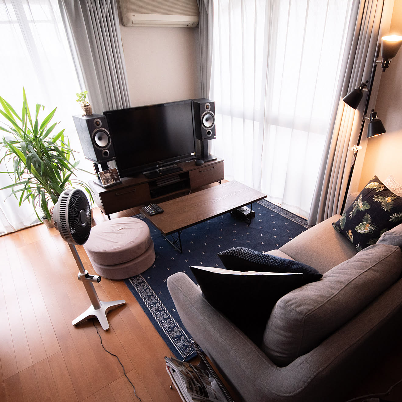 部屋全体/1R/ひとり暮らし/賃貸/ラグ&hellip;などのインテリア実例 20180716 101614 ｜ RoomClip（ルームクリップ）