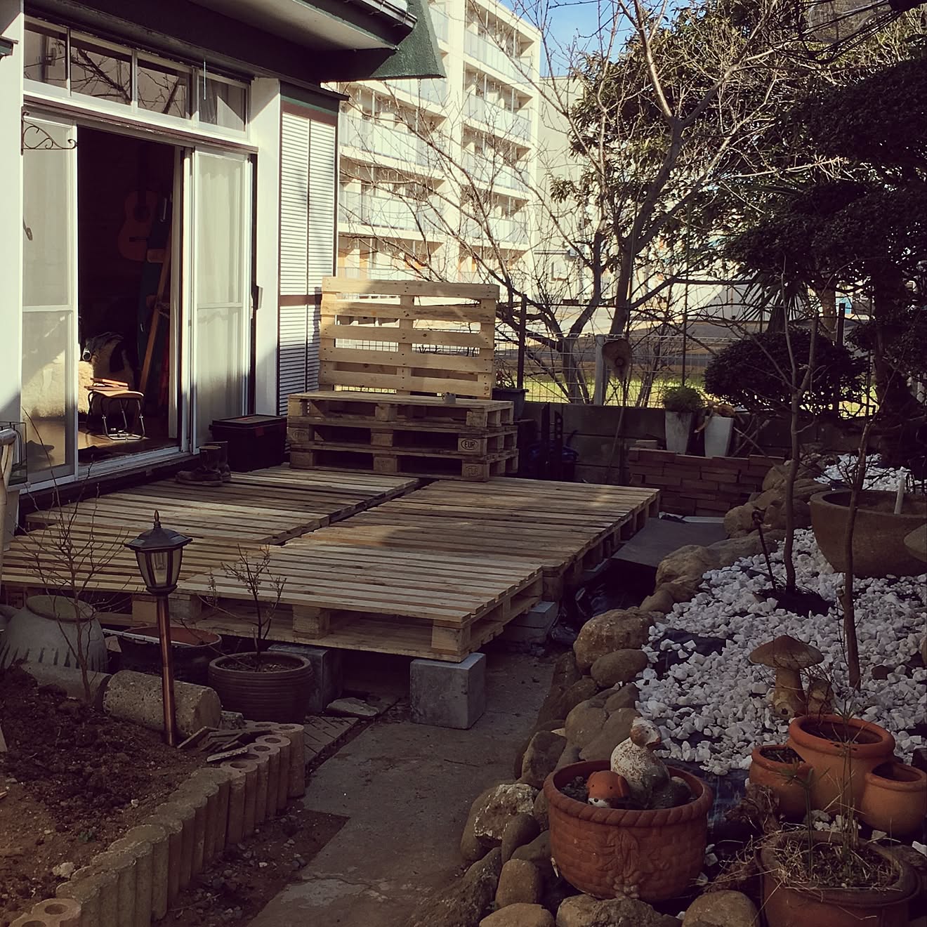 部屋全体/ウッドデッキDIY /ウッドデッキ/途中経過/製作中&hellip;などのインテリア実例 20170219 144520