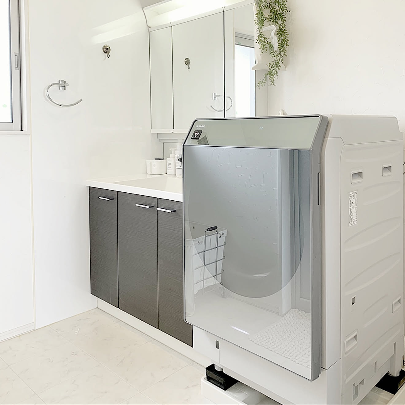 ドラム式洗濯乾燥機/シャープ/シャープ洗濯機/家電/バス/トイレのインテリア実例 20200604 093023