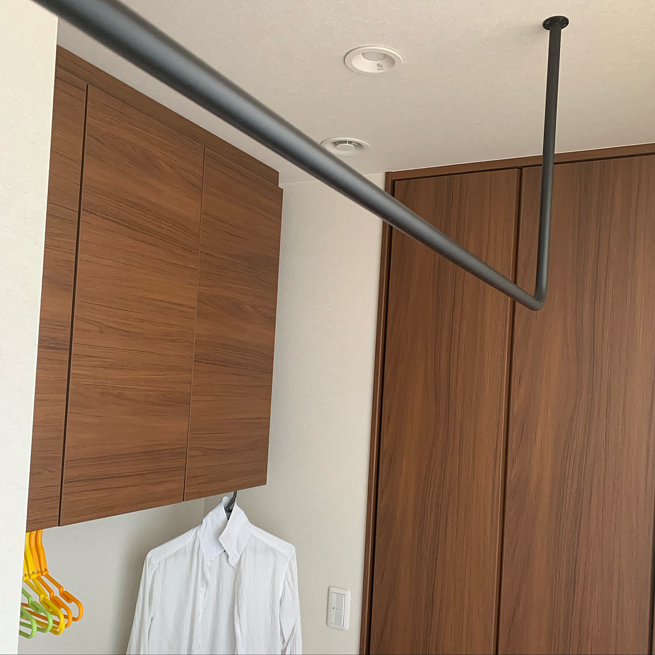 特注/ランドリールーム/物干し竿/棚のインテリア実例 20190415 081917 ｜ RoomClip（ルームクリップ）