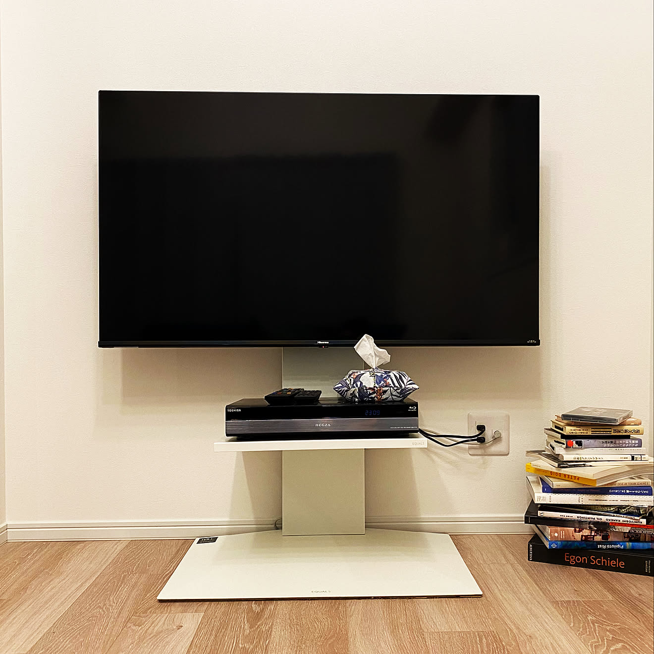 wall/テレビスタンド/中古マンションリノベーション/リビングのインテリア実例 20210325 100432