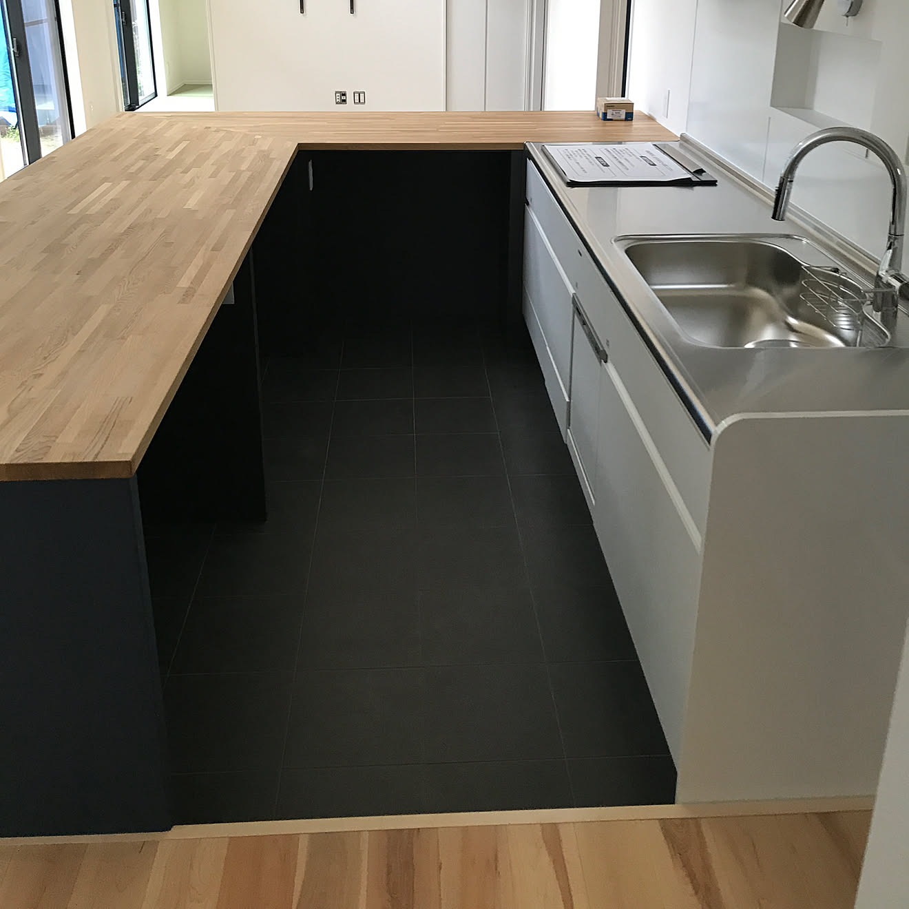 キッチン/造作家具/ダイニングテーブル/造作家具ダイニングテーブル/タイルキッチン&hellip;などのインテリア実例 20180919 08