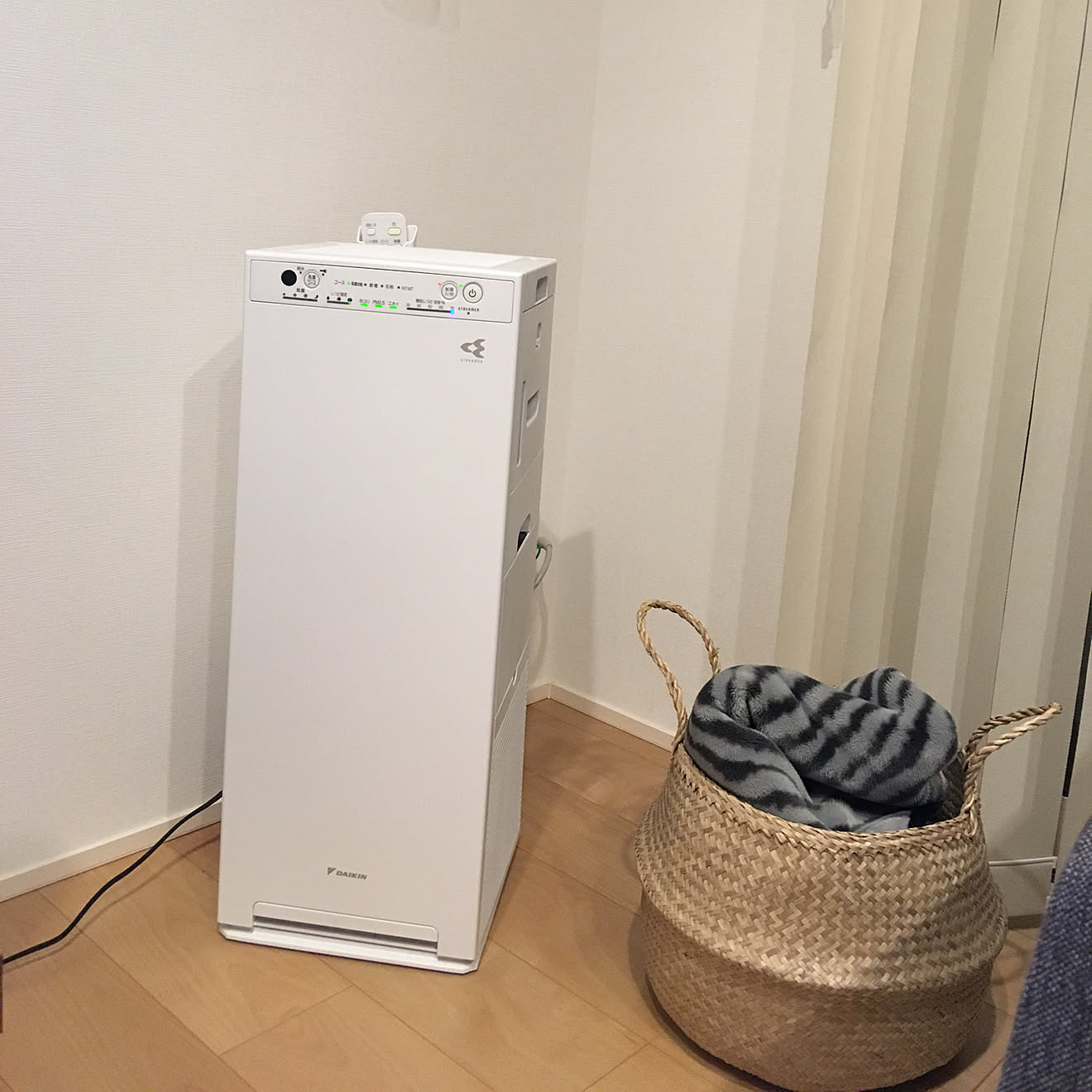 DAIKIN 加湿空気清浄機/花粉症対策/IKEA/リビングのインテリア実例 20190323 222940 ｜ RoomClip