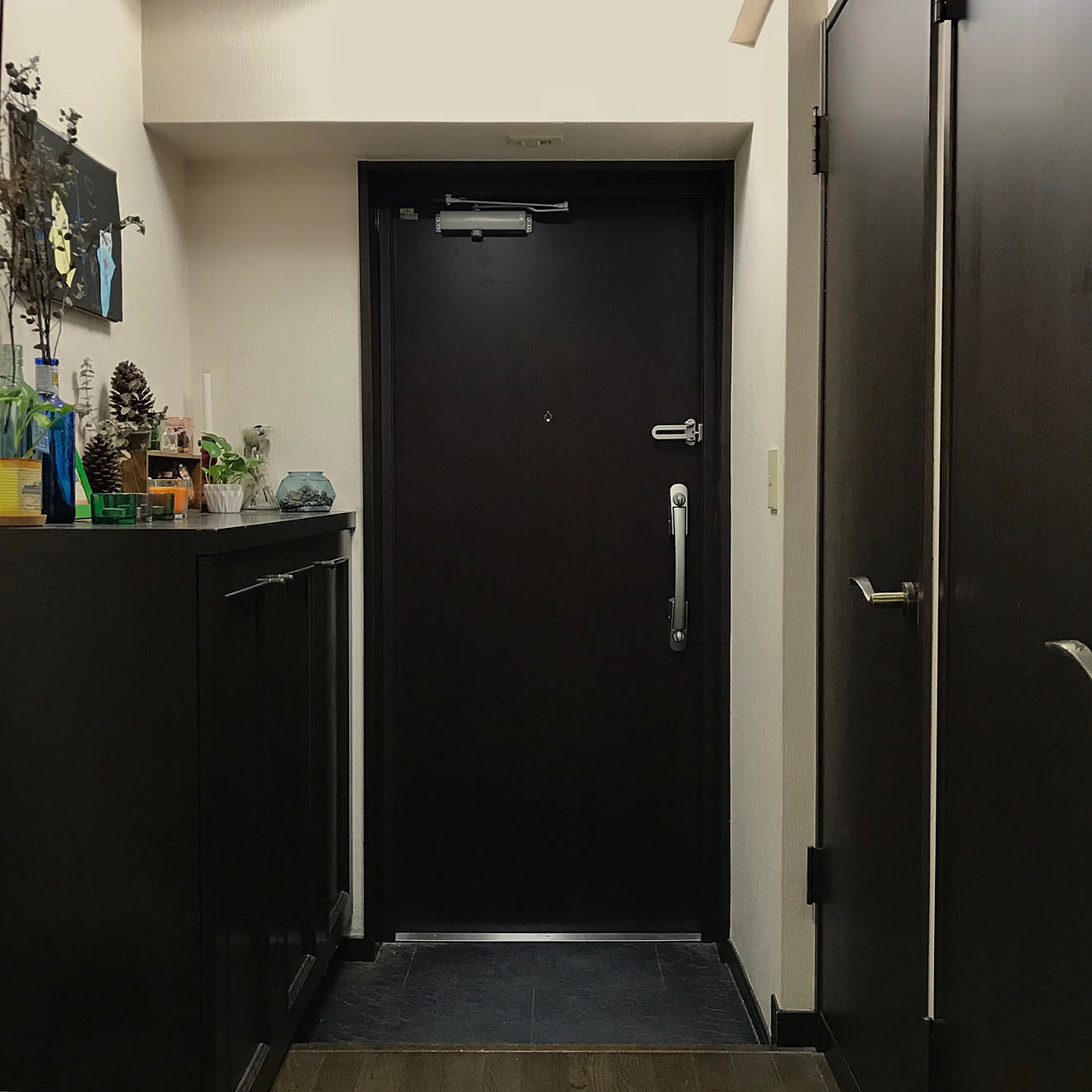 玄関/入り口/普通の部屋/マンション暮らし/改修工事後/絶賛汚部屋中‼︎&hellip;などのインテリア実例 20180914 200947