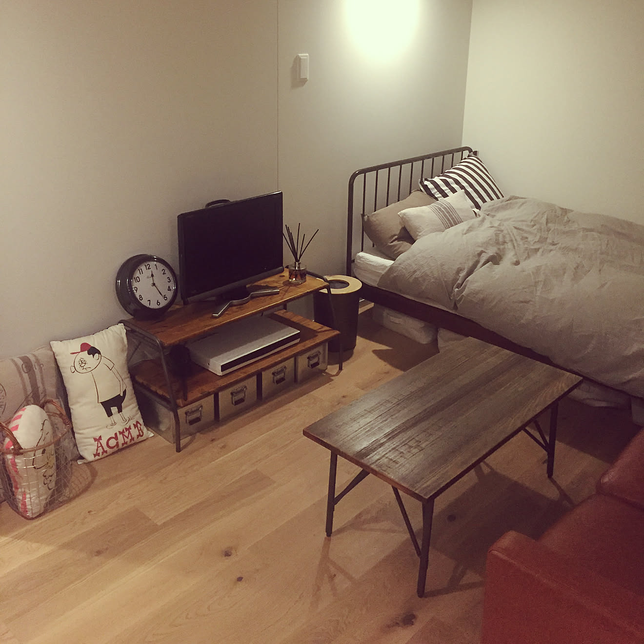 部屋全体/ZARA HOME/無印良品/ワンルーム/一人暮らし&hellip;などのインテリア実例 20180614 002828