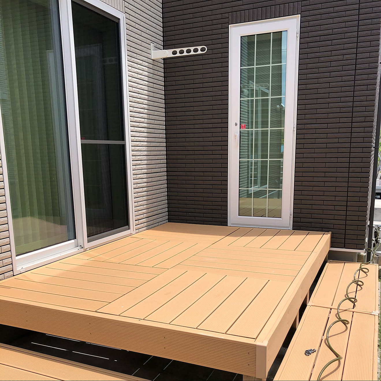 縁側ウッドデッキ/一条工務店/木のぬくもり/アイキューブ/L字型LDK...などのインテリア実例 20200527 113410 | RoomClip(ルームクリップ) 縁側ウッドデッキ/一条工務店/木のぬくもり/アイキューブ/L字型LDK...などのインテリア実例 20200527 113410 | RoomClip(ルームクリップ)