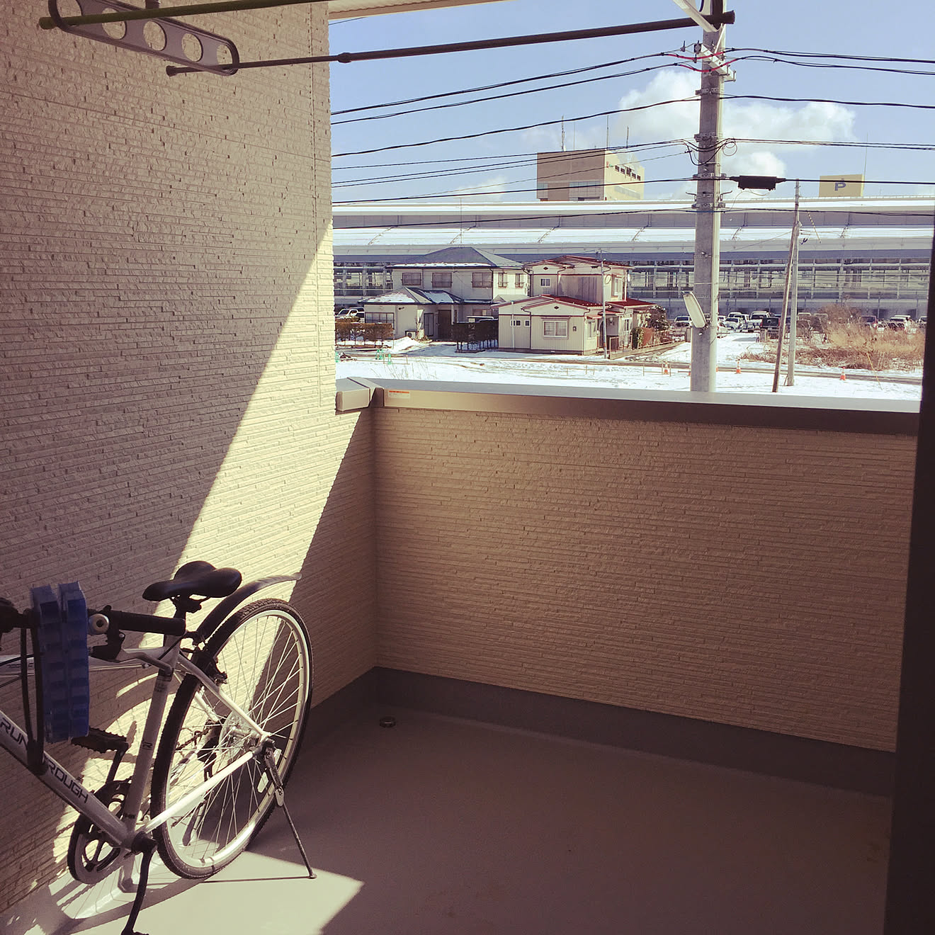 自転車 ベランダ
