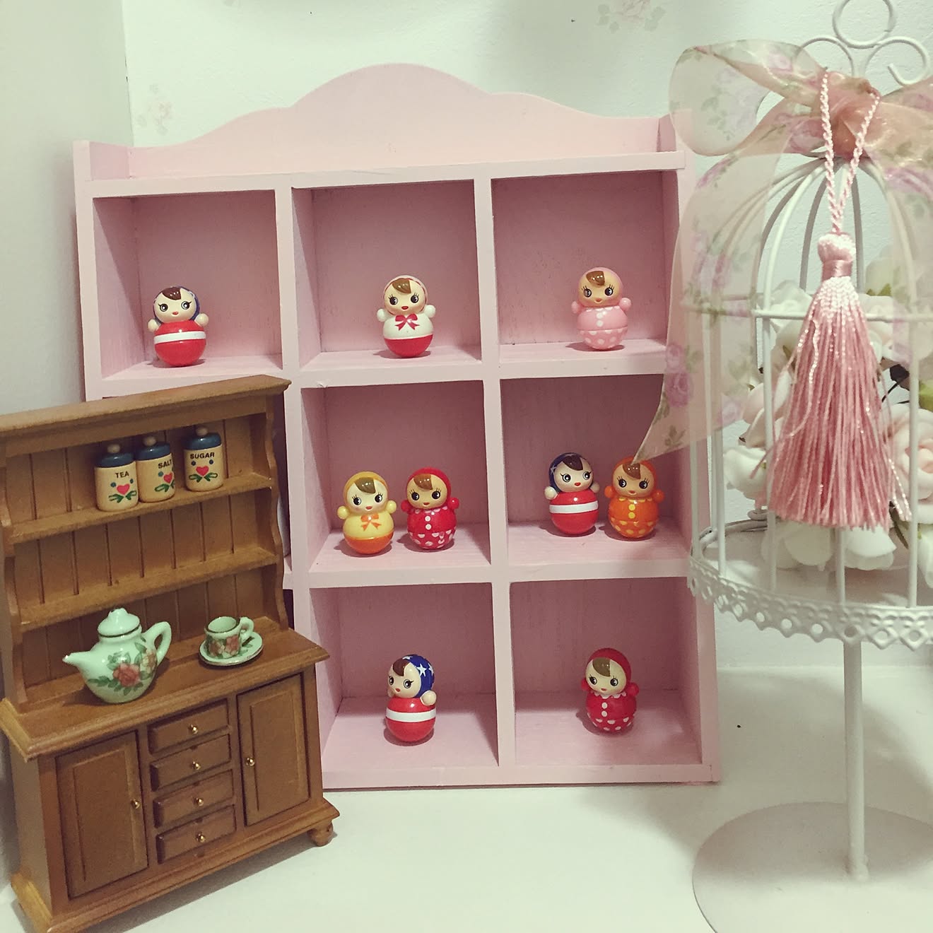 ダイソー/3coios/ミニチュア家具/ドールハウス/パステルカラー&hellip;などのインテリア実例 20151102 084653