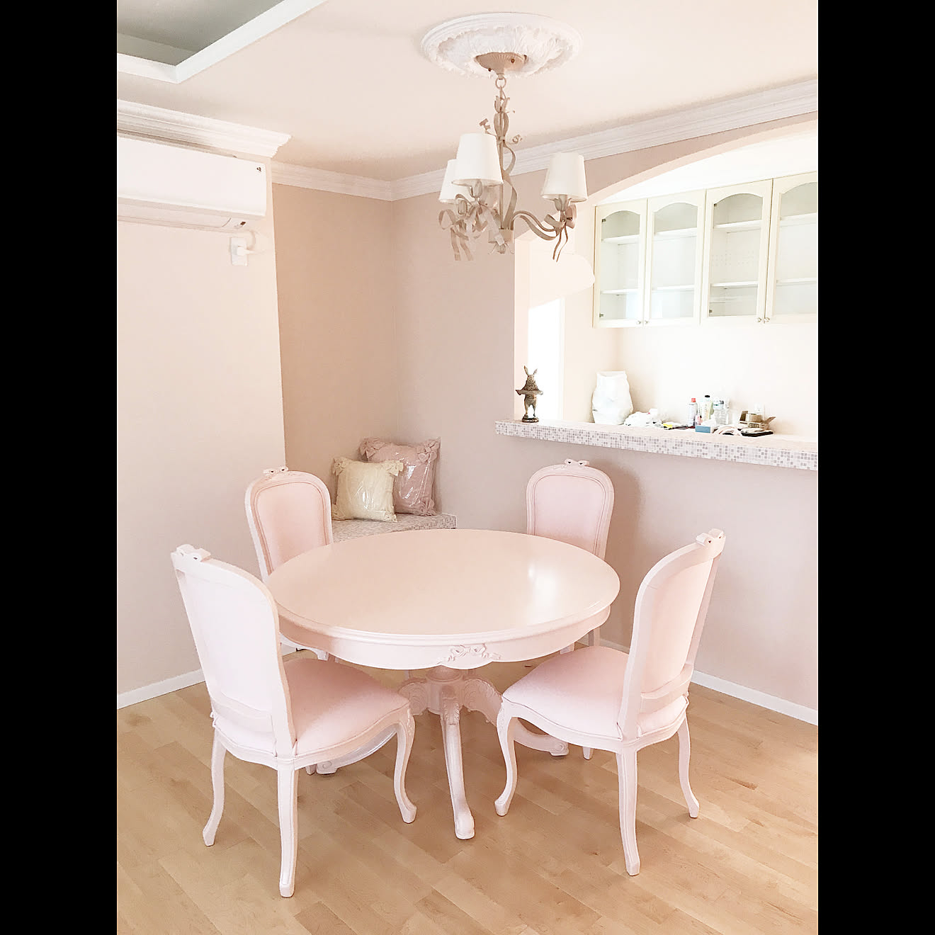 ロココ調/ピンク家具/プリンセス家具/部屋全体/姫家具&hellip;などのインテリア実例 20190513 213746
