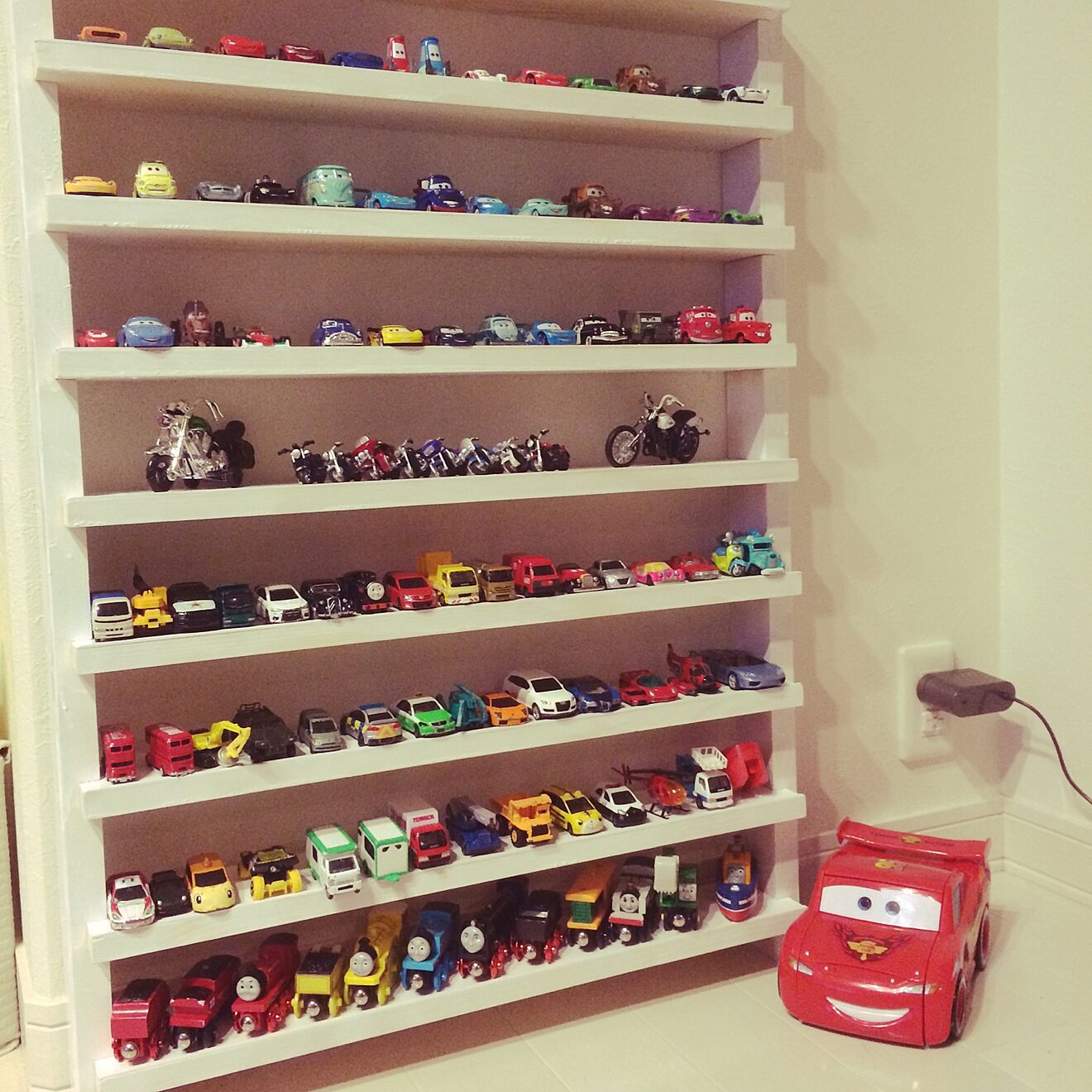 棚/トミカ/DIY/手作り/おもちゃ収納DIYのインテリア実例 - 2014-11-11 09:21:07 ｜ RoomClip（ルームクリップ）