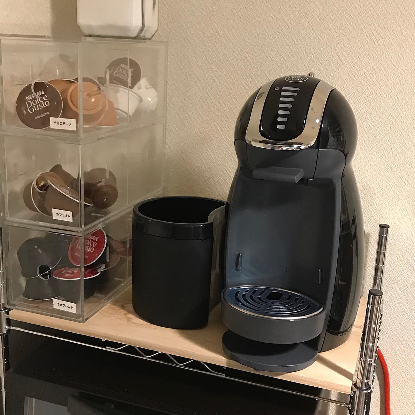 ドルチェグスト/カプセル収納/ダイソー/キッチン/100均...などのインテリア実例 20171011 201724 | RoomClip(ルームクリップ) ドルチェグスト/カプセル収納/ダイソー/キッチン/100均...などのインテリア実例 20171011 201724 | RoomClip(ルームクリップ)