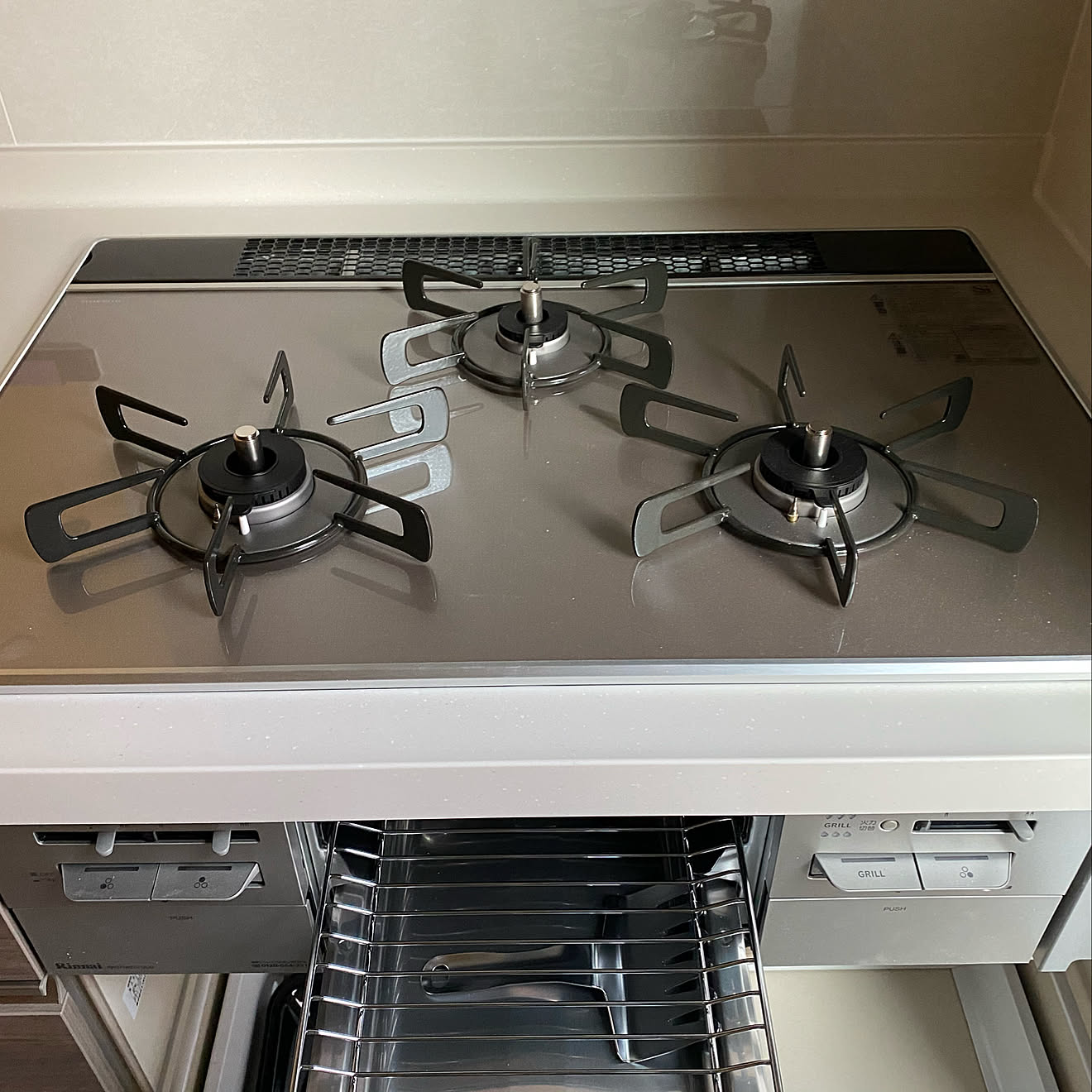 ガスコンロ/ガラストップ/ガラストップコンロ/キッチンのインテリア実例 - 2020-12-12 18:07:09 ｜ RoomClip ...