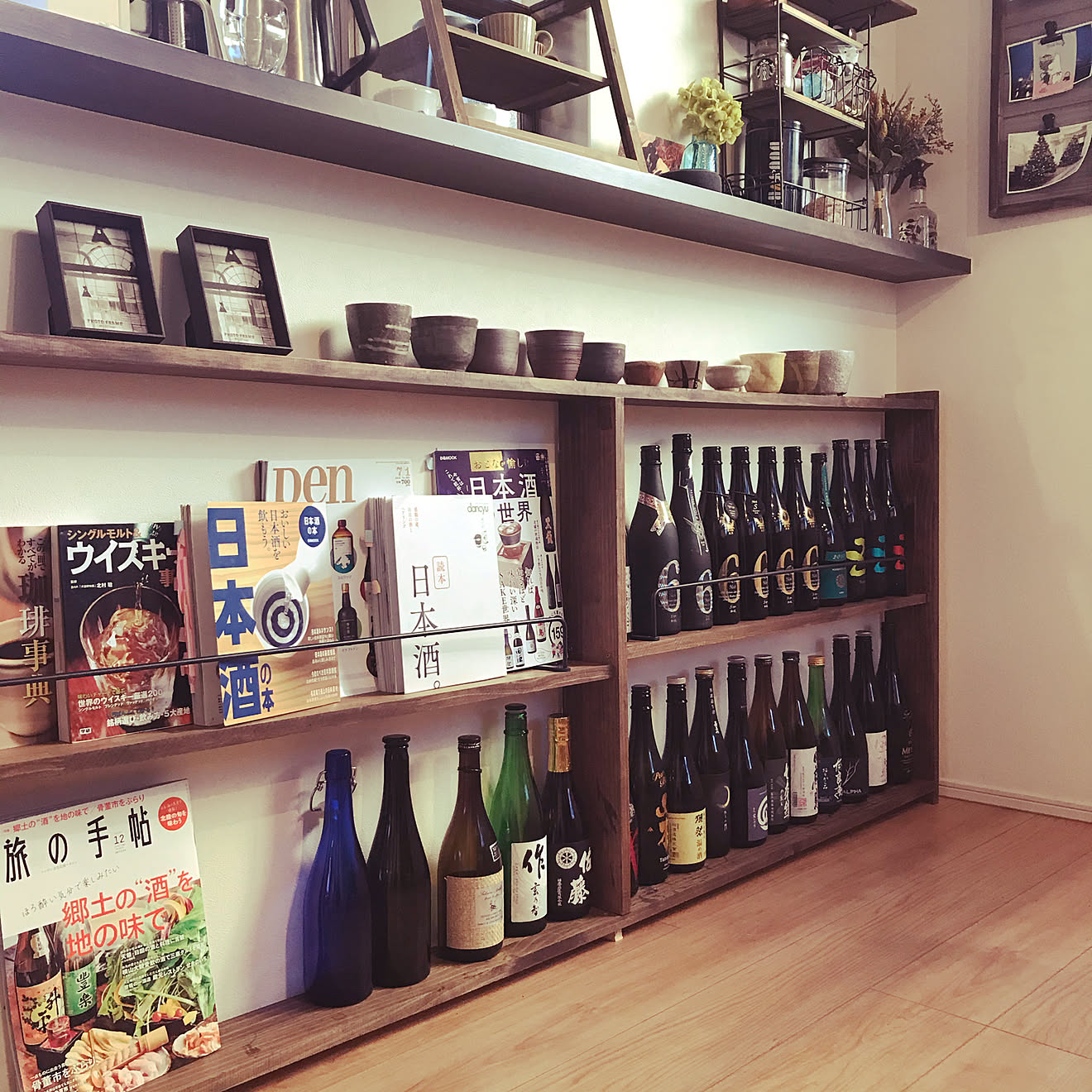 おうち居酒屋/ディスプレイ棚/三階建て/狭小住宅/注文住宅&hellip;などのインテリア実例 20210109 185624