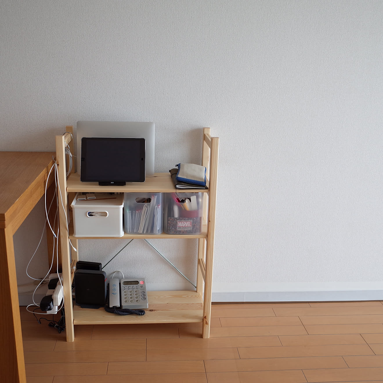 リビング/無印良品/収納/パイン材ユニットシェルフのインテリア実例 20190303 030707 ｜ RoomClip（ルームクリップ）