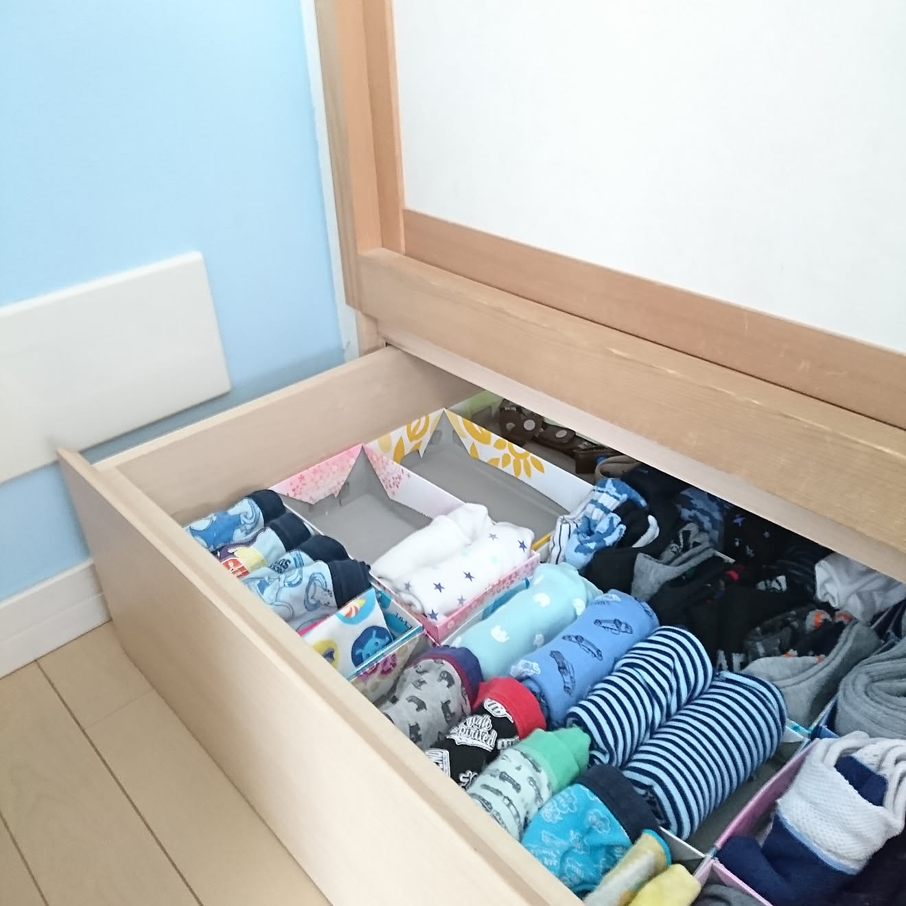 リビング/子供服収納/子ども服/子ども服収納/6人家族...などのインテリア実例 20180418 152421 ｜ RoomClip（ルームクリップ）