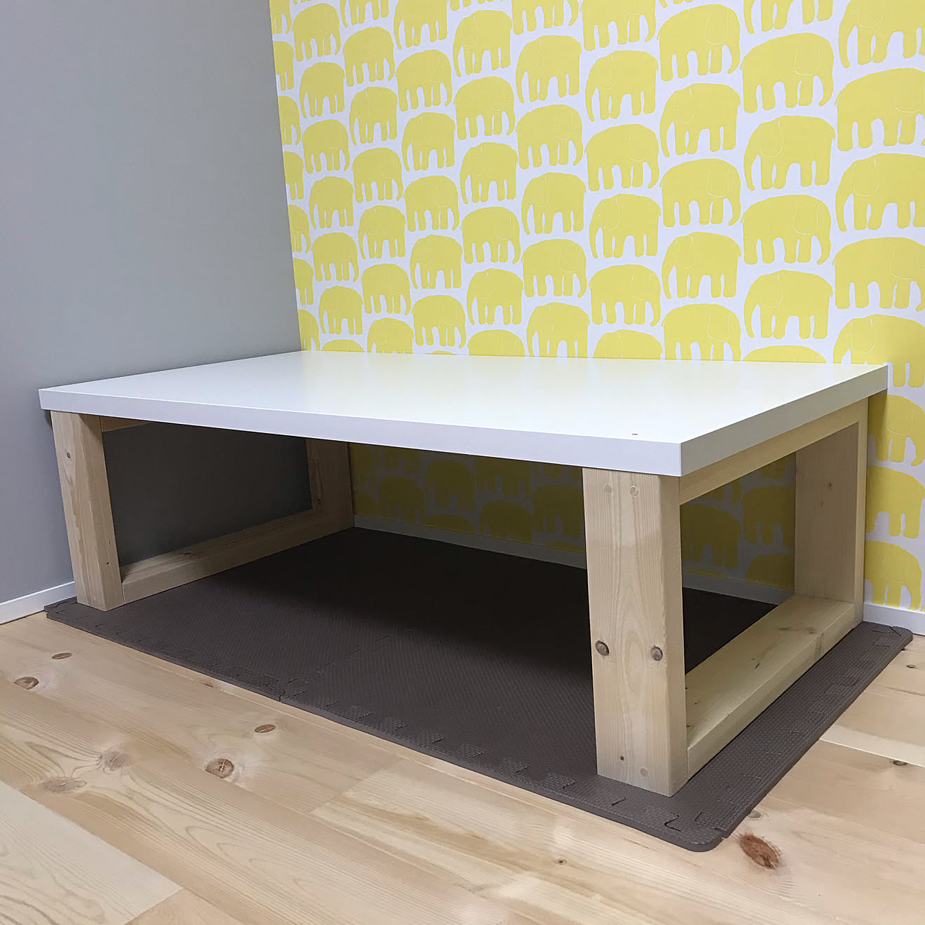 IKEA/2×4材/SPF材2×4/SPF材/DIYテーブル&hellip;などのインテリア実例 20210228 215001