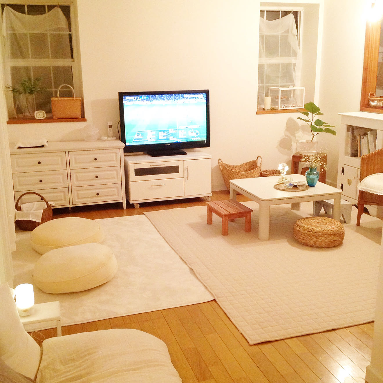部屋全体/ローテーブル/狭いリビング/無印良品アロマディフューザー/ニトリ&hellip;などのインテリア実例 20170831 2103