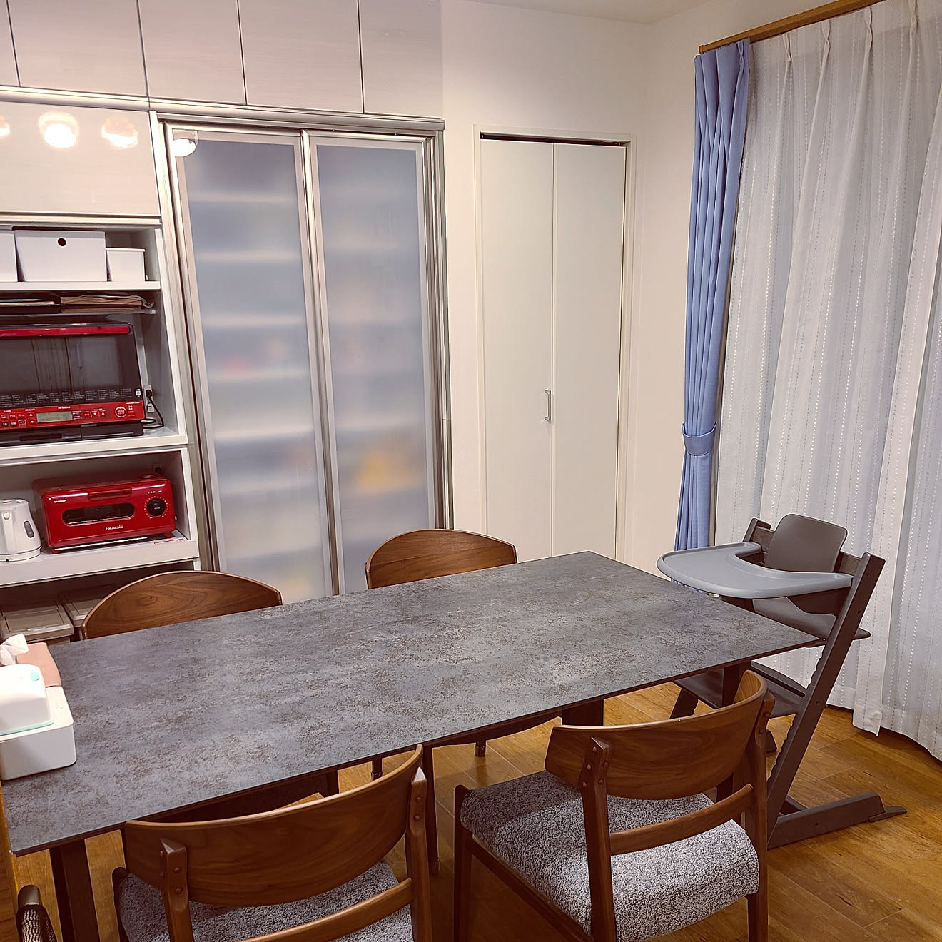 部屋全体/綾野製作所/綾野製作所カップボード/トリップトラップ/赤ちゃんのいる暮らし&hellip;などのインテリア実例 20210217 20