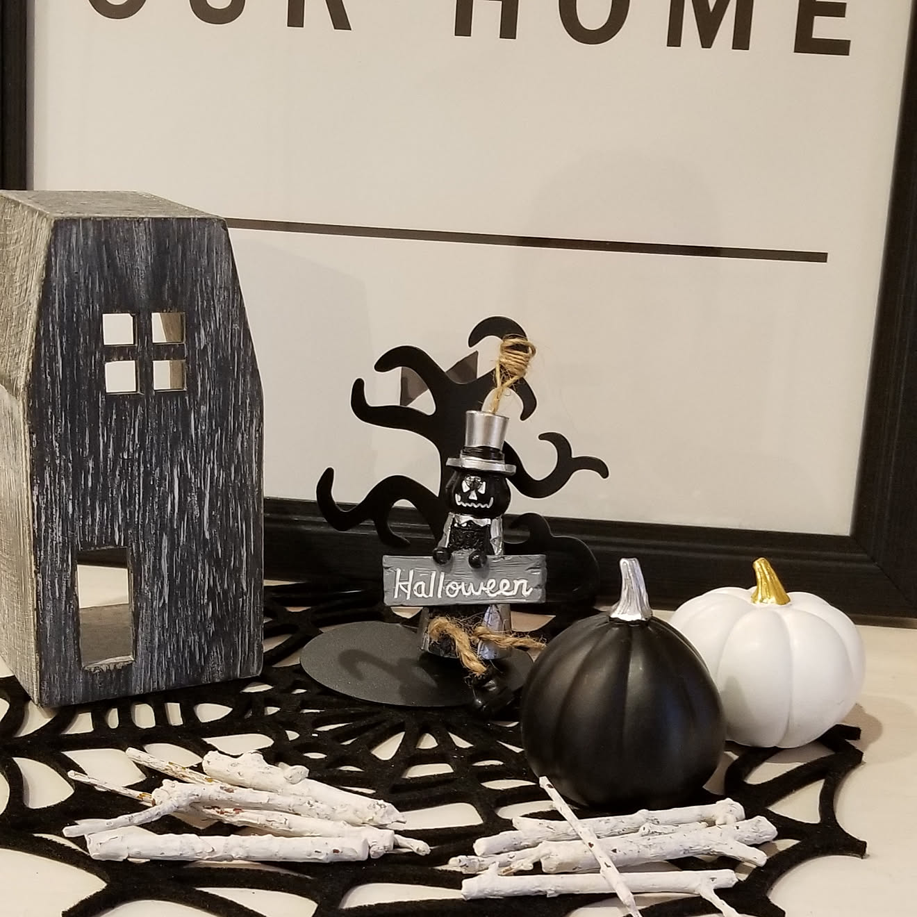 玄関/入り口/ハロウィン/セリア/モノトーンのインテリア実例 20190917 110044 ｜ RoomClip（ルームクリップ）