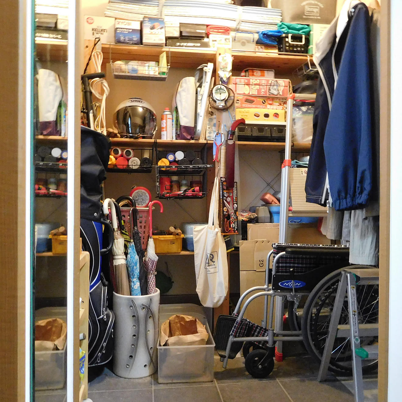 脚立/園芸用品/工具箱/キャンプ用品・キャンプ道具/コートハンガー&hellip;などのインテリア実例 20200522 234807
