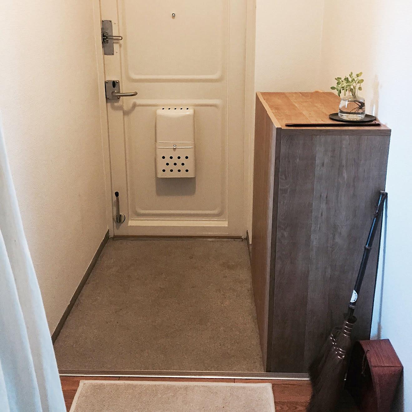 玄関/入り口/棕櫚ほうき/団地玄関/団地暮らし/暮らし...などのインテリア実例 20180831 182332 ｜ RoomClip（ルームクリップ）