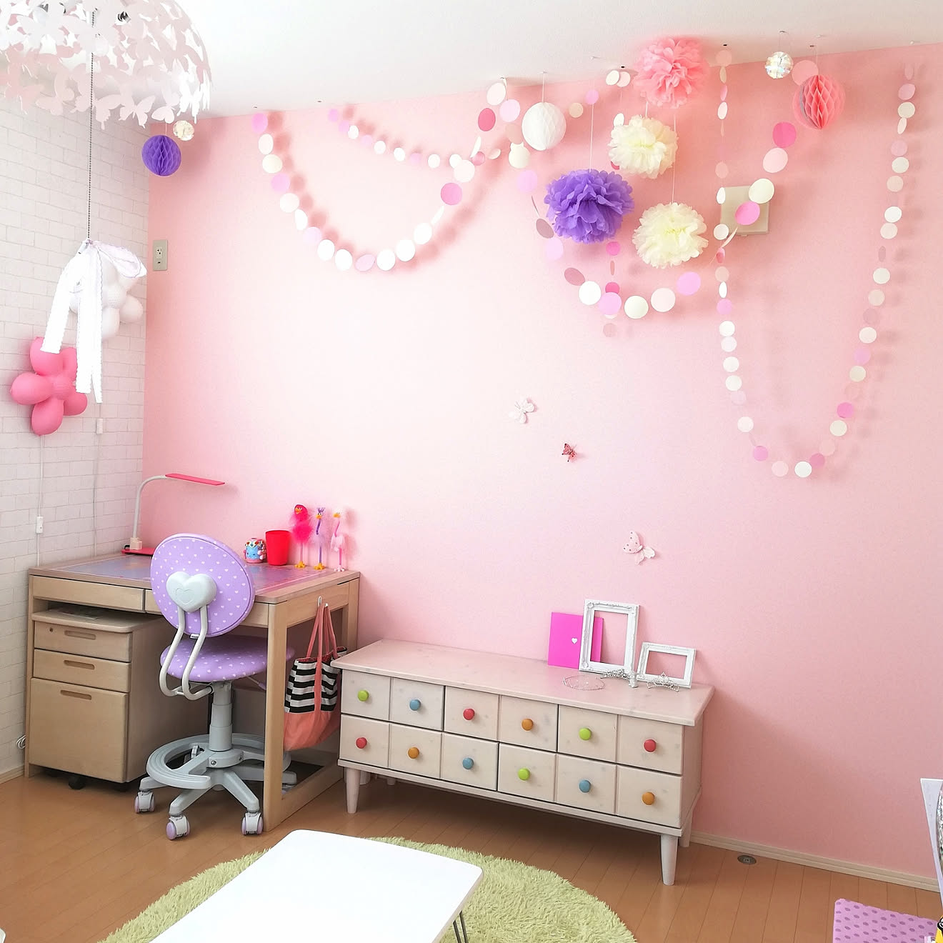 子供部屋/100均/セリア/Daiso/子供部屋女の子&hellip;などのインテリア実例 20190128 170005