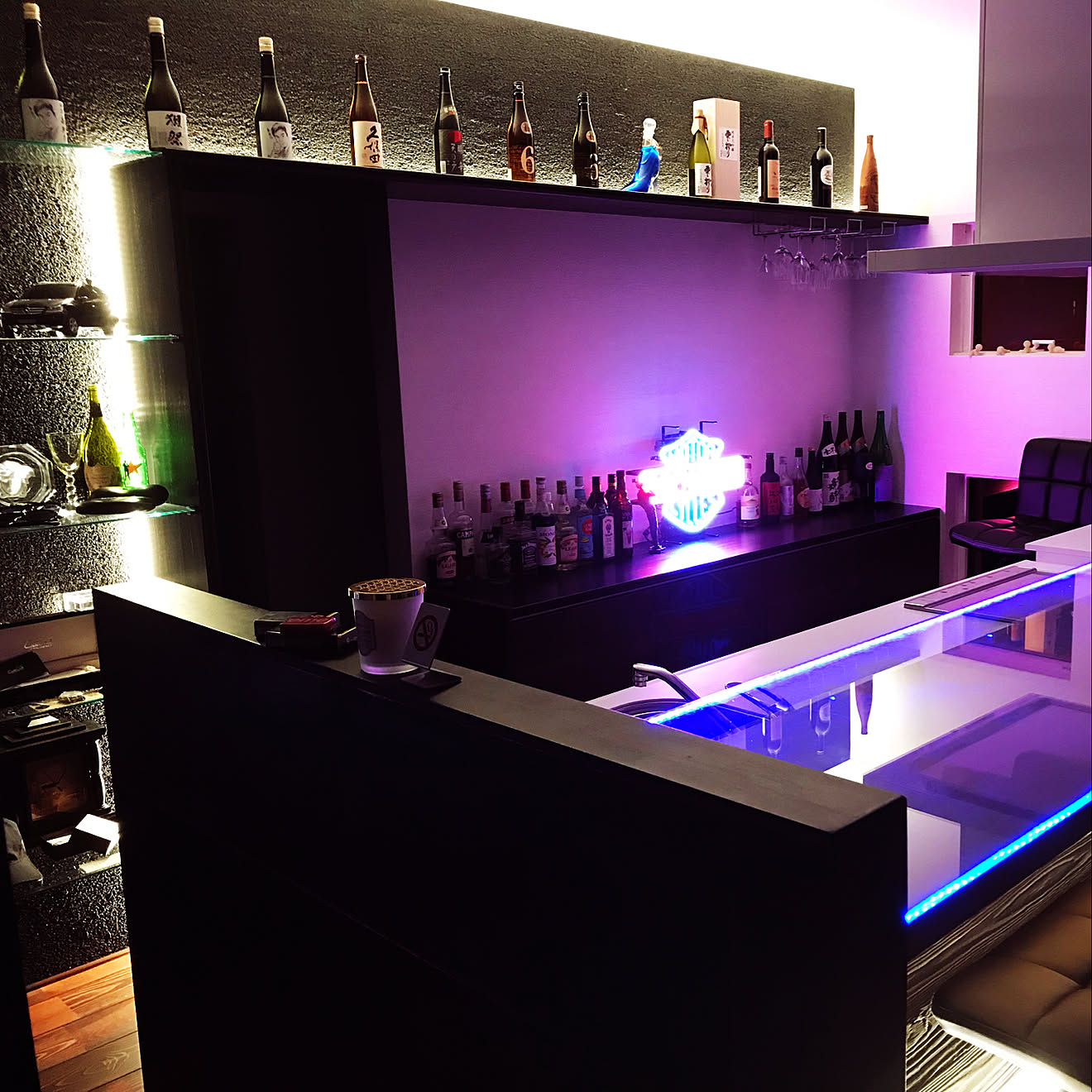 リビング/BAR風/バーカウンターのある家/アパレルショップ風/照明...などのインテリア実例 20181203 115820