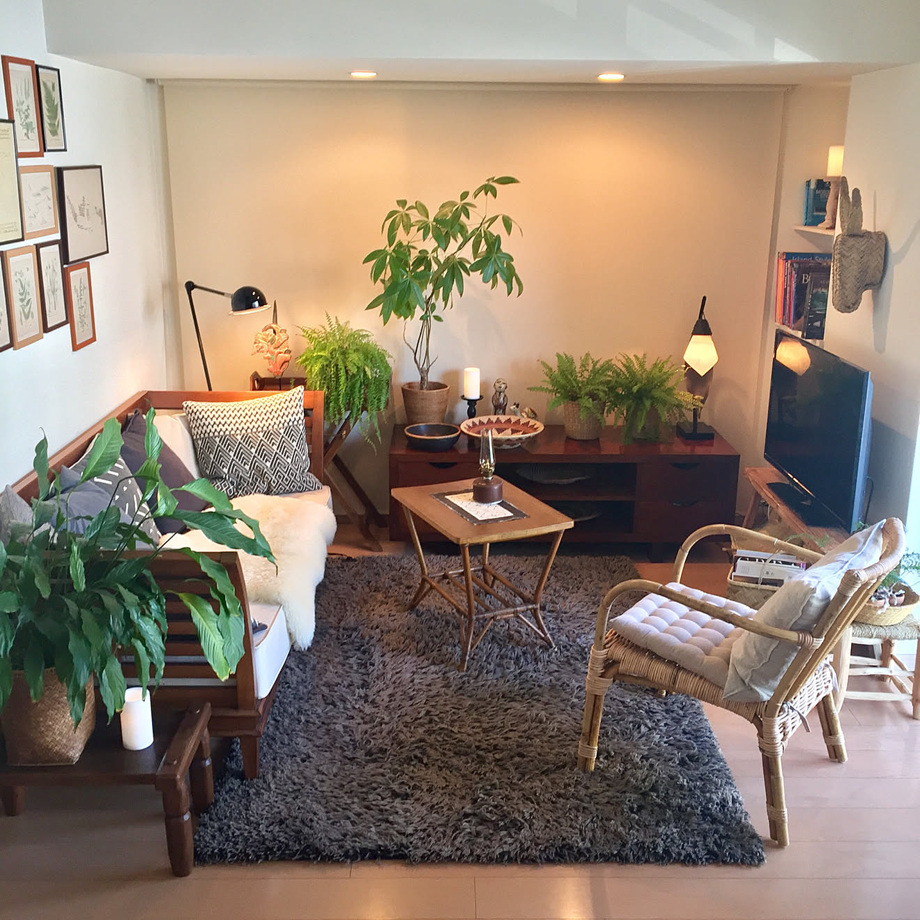 茶色インテリア部屋の実例は？