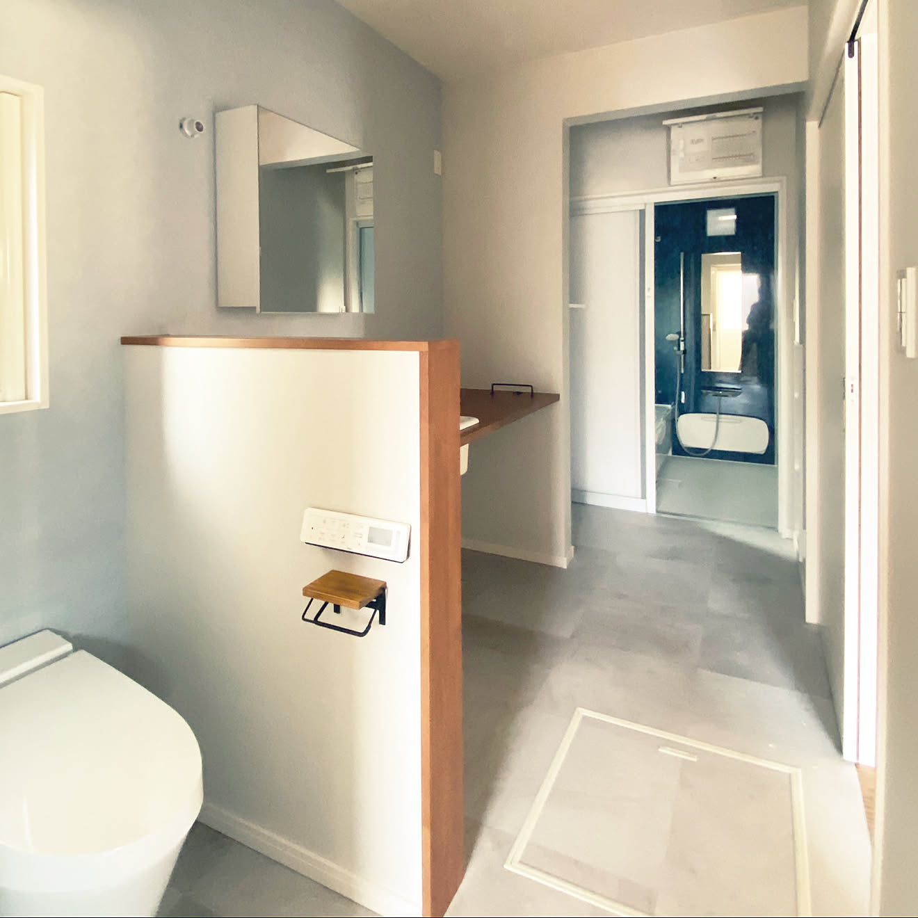 SATIS/トイレ/洗面所/建築中/バス/トイレ...などのインテリア実例 20210211 193657 ｜ RoomClip（ルームクリップ）