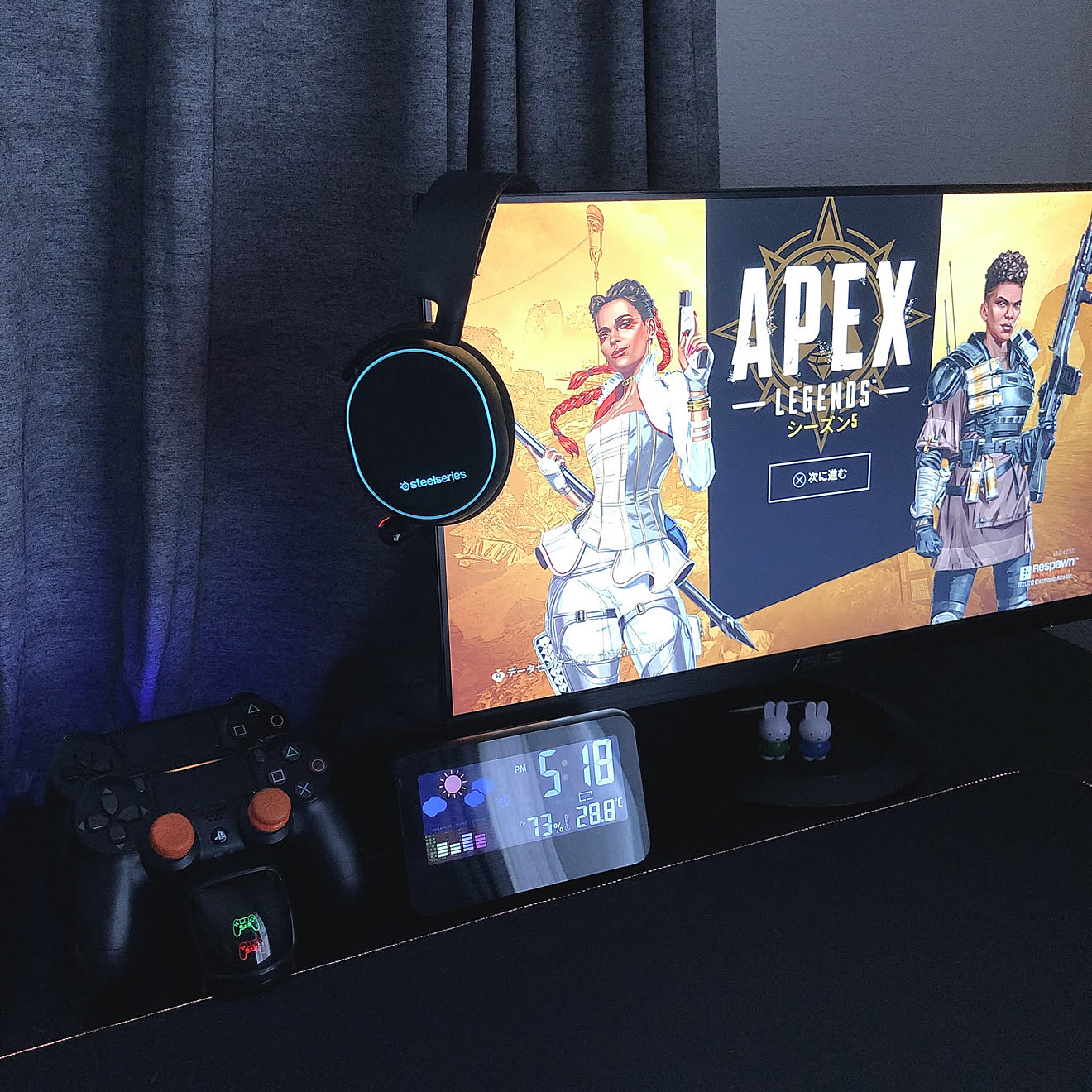 PS4/ゲーム機収納/ミッフィー/部屋全体/ゲーム部屋のインテリア実例 20200724 172440 ｜ RoomClip