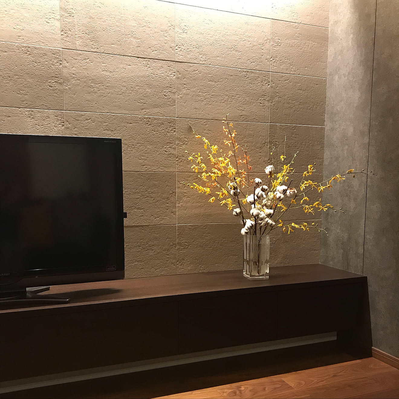 棚/飾り棚/エコカラット/テレビボード/造作家具&hellip;などのインテリア実例 20190119 232435 ｜ RoomClip