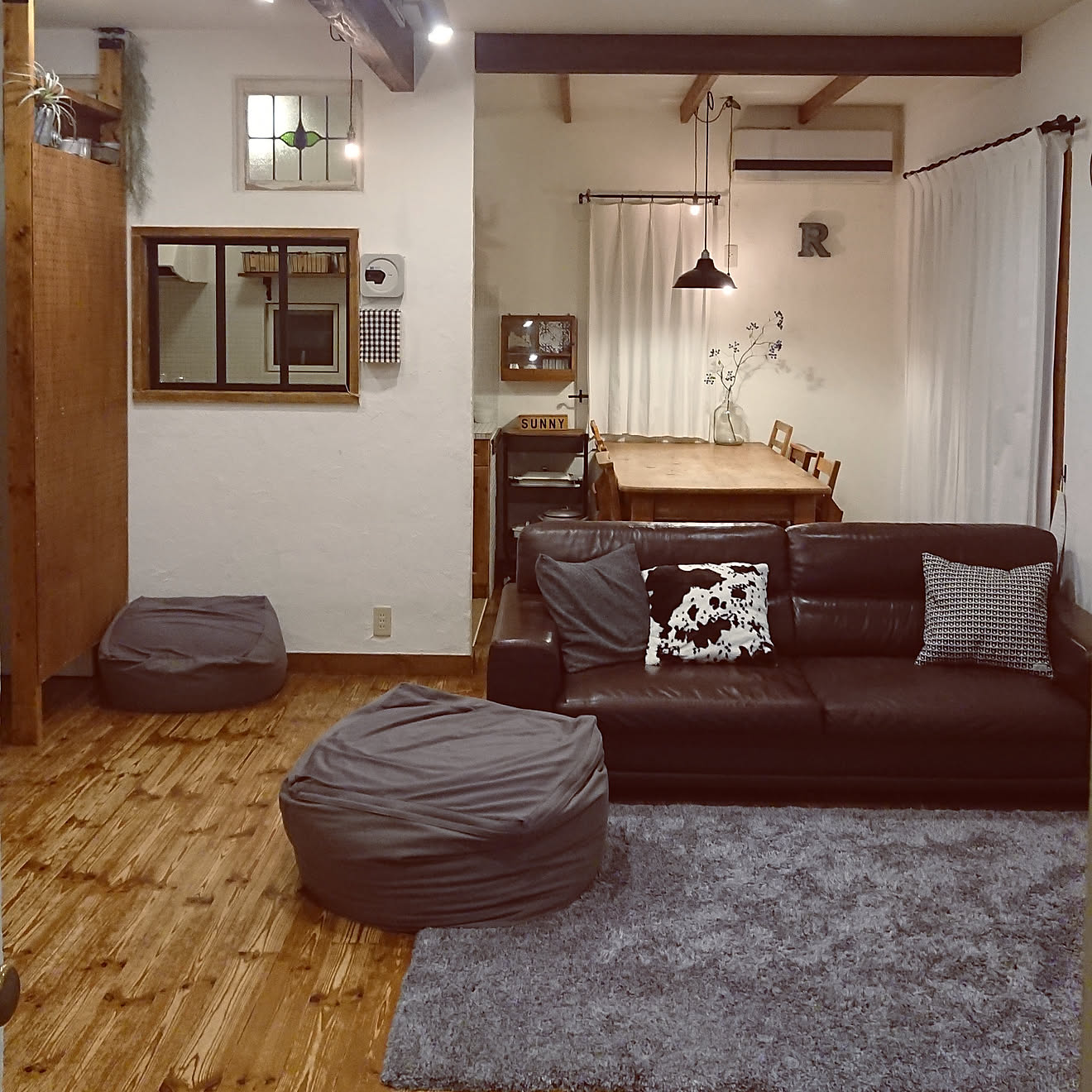 部屋全体/ディアウォール/塩系インテリアに憧れる/DIY/ブラウン会&hellip;などのインテリア実例 20181014 222454