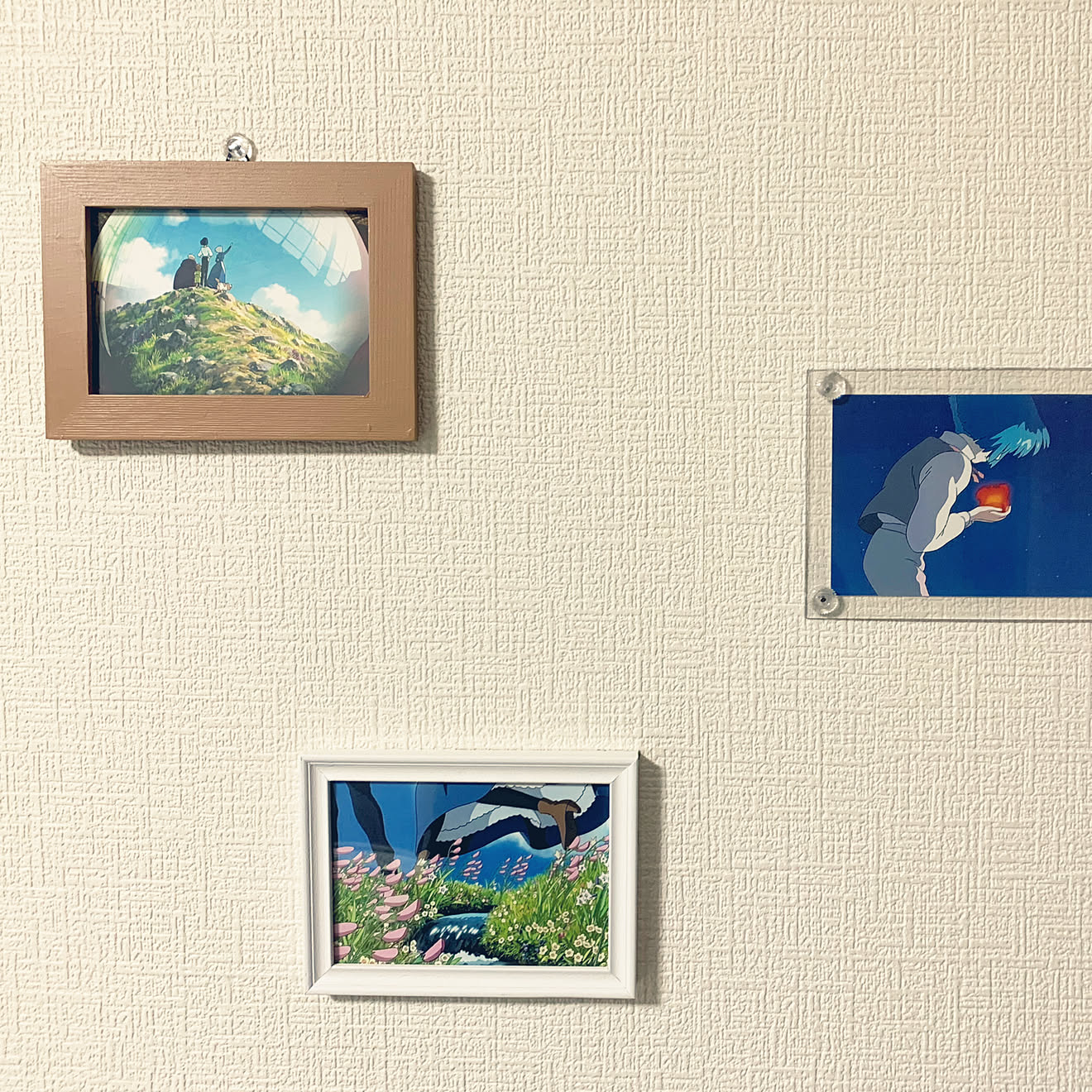 ハウルの動く城/ホワイトインテリア/写真フレーム/ホワイト×グレー/ジブリ部屋&hellip;などのインテリア実例 20200315 2303