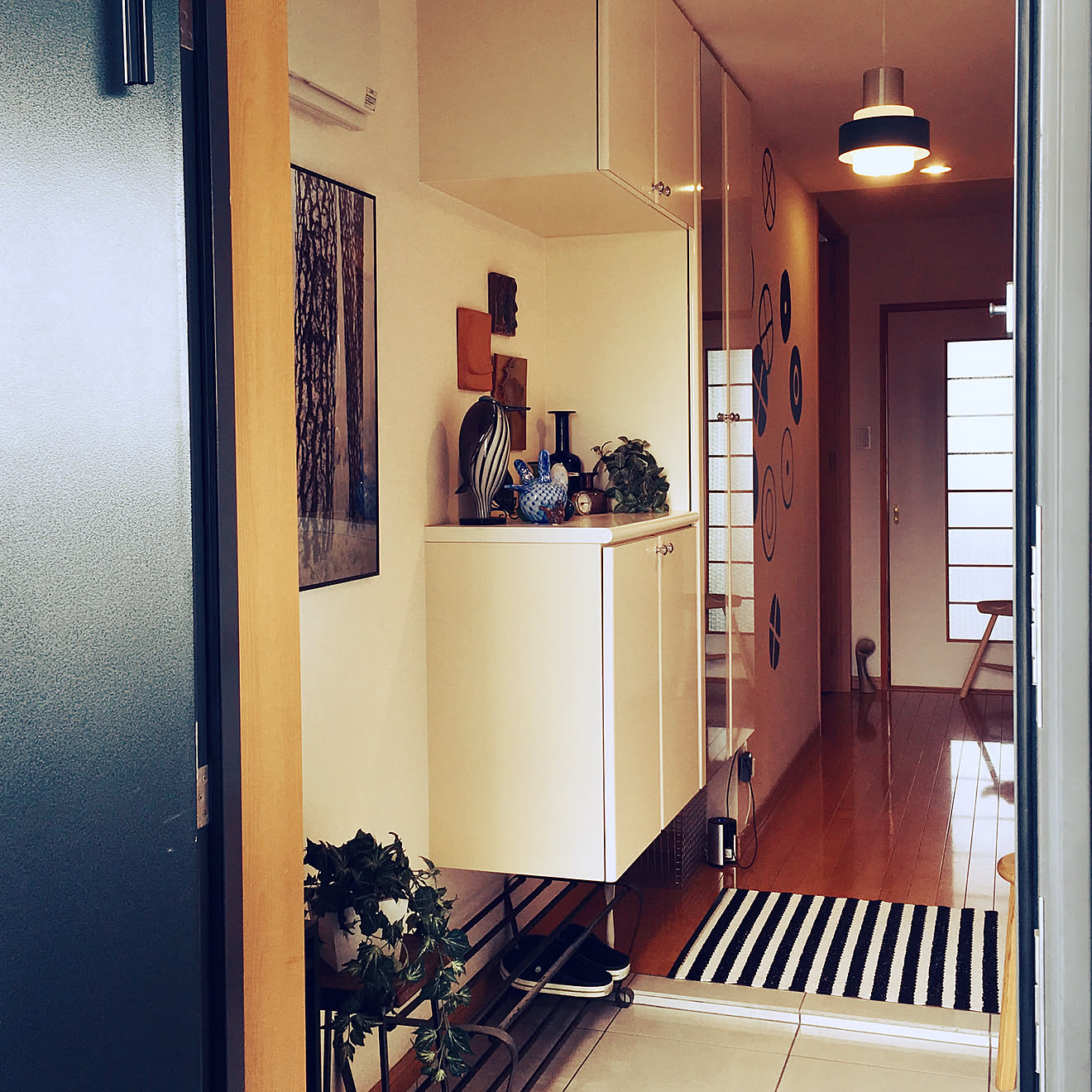 玄関/入り口/WALLSTUFF/オイバ・トイッカ/マンション/デンマークヴィンテージ&hellip;などのインテリア実例 20180627