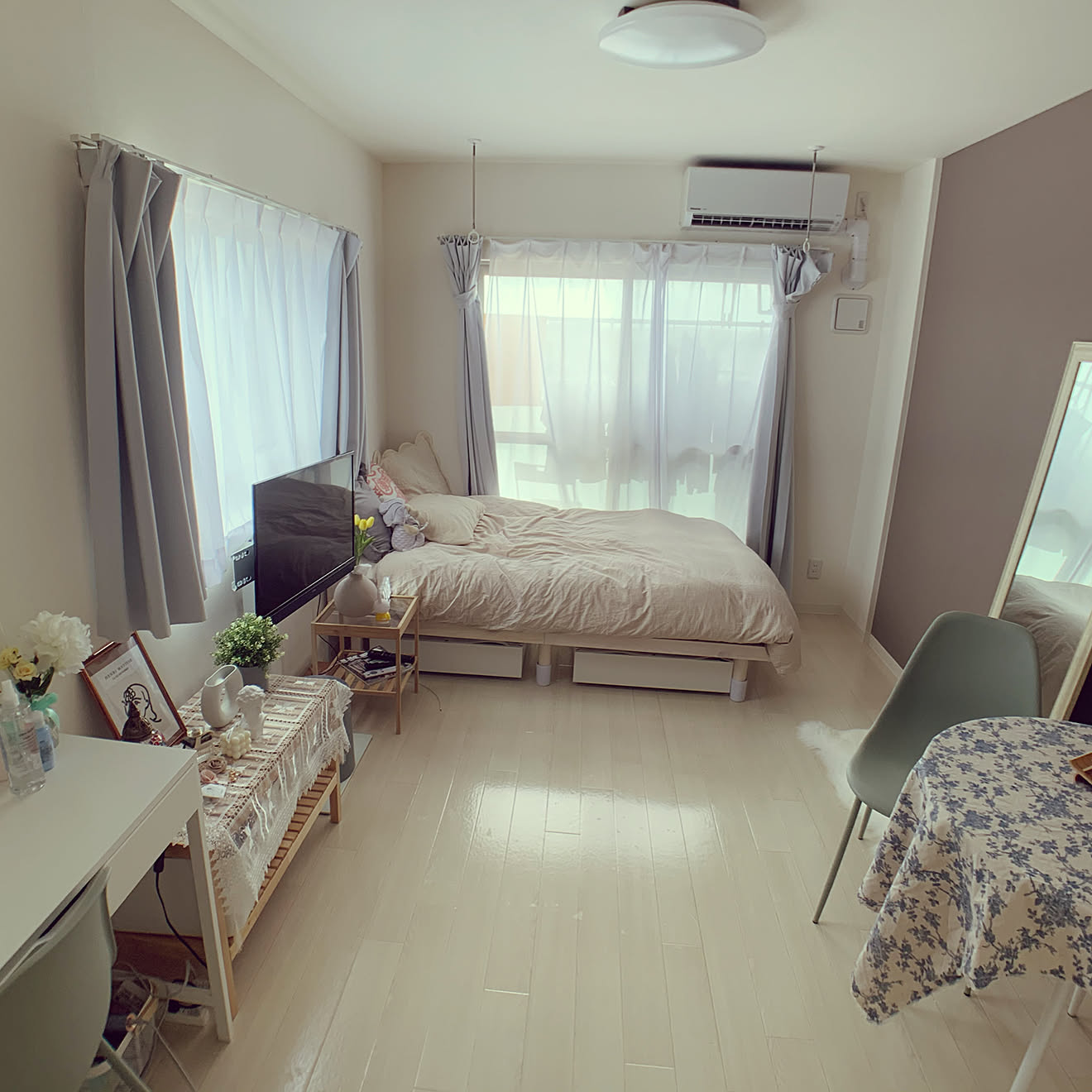 部屋全体/北欧/一人暮らし/1K/カフェ風&hellip;などのインテリア実例 20200711 115817 ｜ RoomClip（ルーム