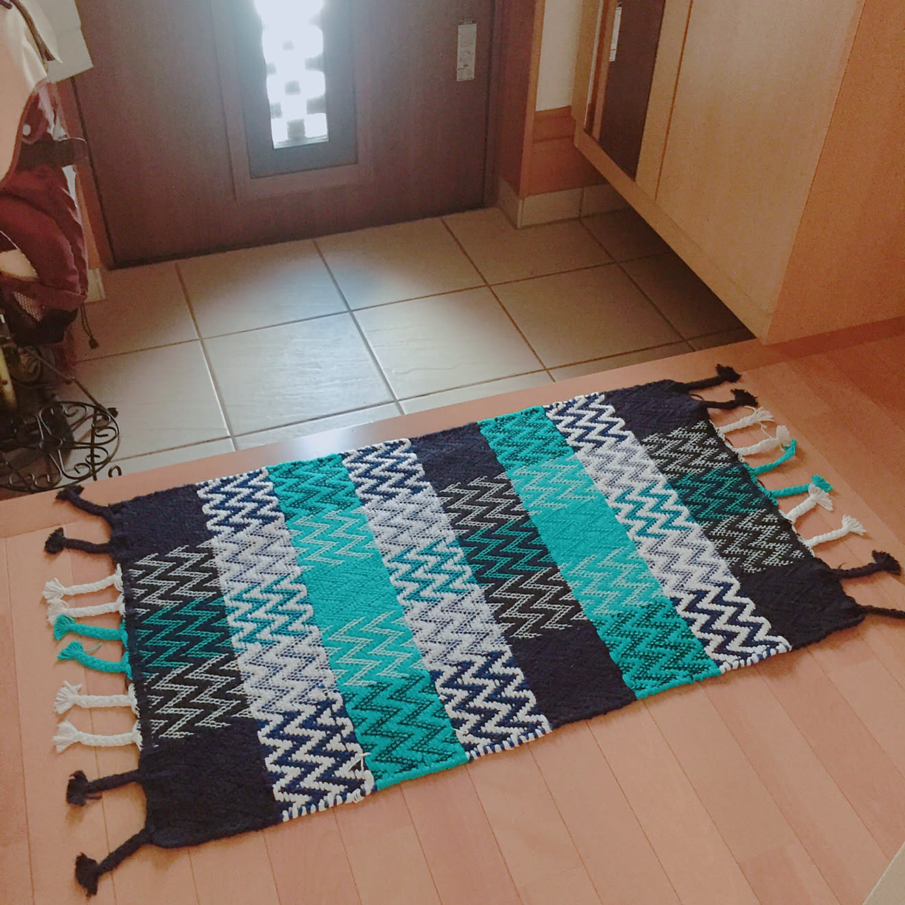 しまむらで購入/玄関マット/いつもいいね！ありがとうございます♪/いつもいいね！押し逃げごめんなさい/みて頂き有難うございます