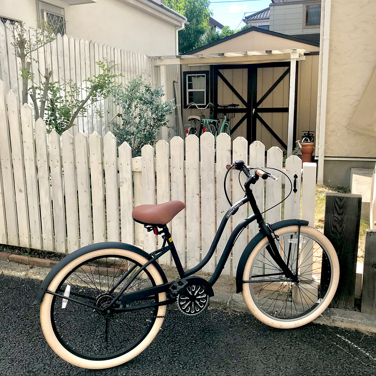 自転車 庭