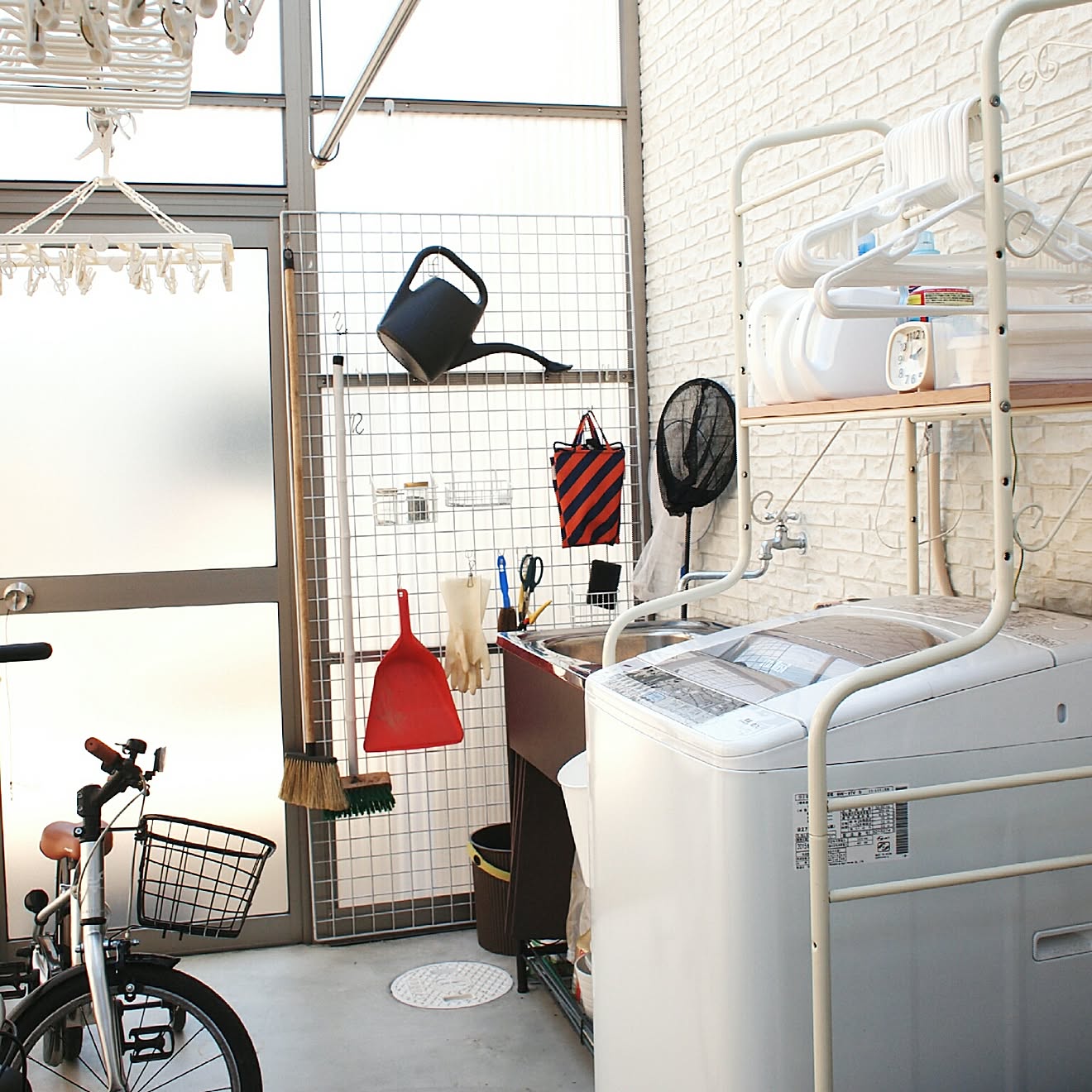 すっきり暮らしたい/洗濯機周り/ランドリースペース/洗濯小屋/玄関/入り口のインテリア実例 20170520 152938 | RoomClip(ルームクリップ) すっきり暮らしたい/洗濯機周り/ランドリースペース/洗濯小屋/玄関/入り口のインテリア実例 20170520 152938 | RoomClip(ルームクリップ)
