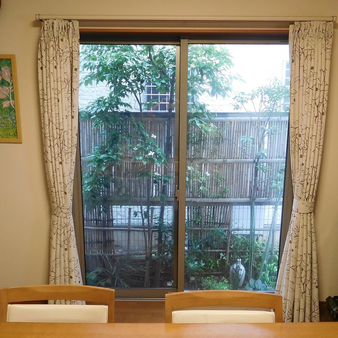 DIY/竹垣/ダイニングからの眺め/ダイニング掃き出し窓/目隠し&hellip;などのインテリア実例 20210605 124259