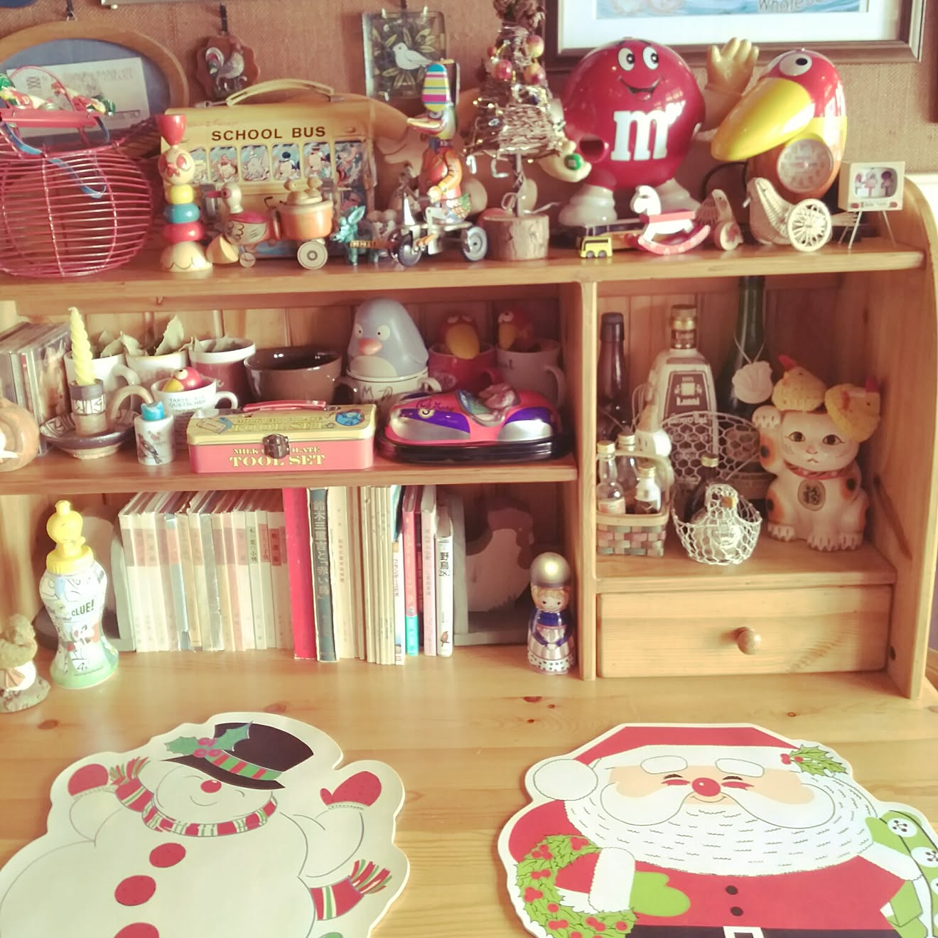 部屋全体/インテリアじゃなくてごめんなさい/心斎橋ココア専門店アカイトリ/グラニースタイル/大人キッチュ&hellip;などのインテリア実例