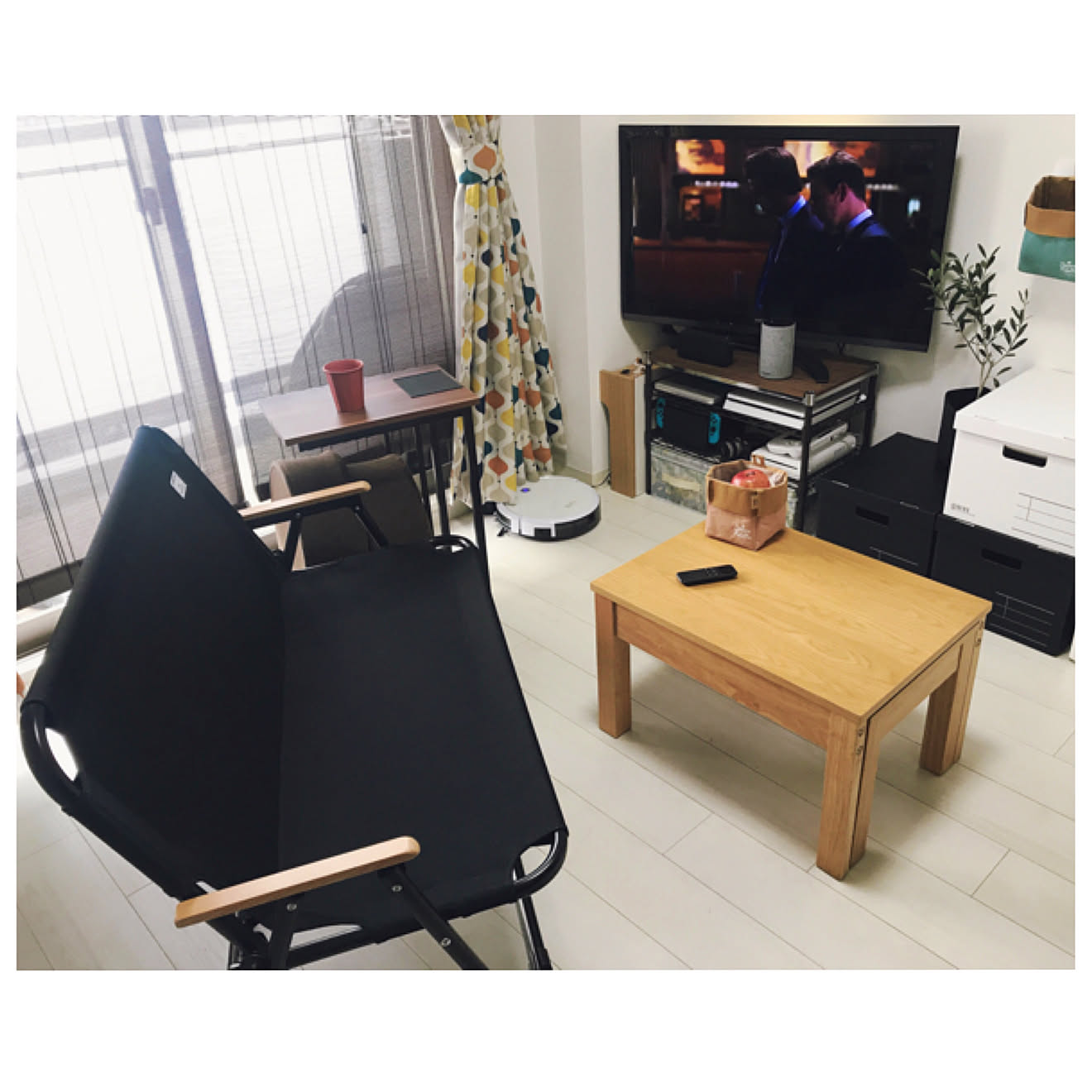 部屋全体/アウトドア用品/NEOS/一人暮らし/ナチュラル&hellip;などのインテリア実例 20180227 002855
