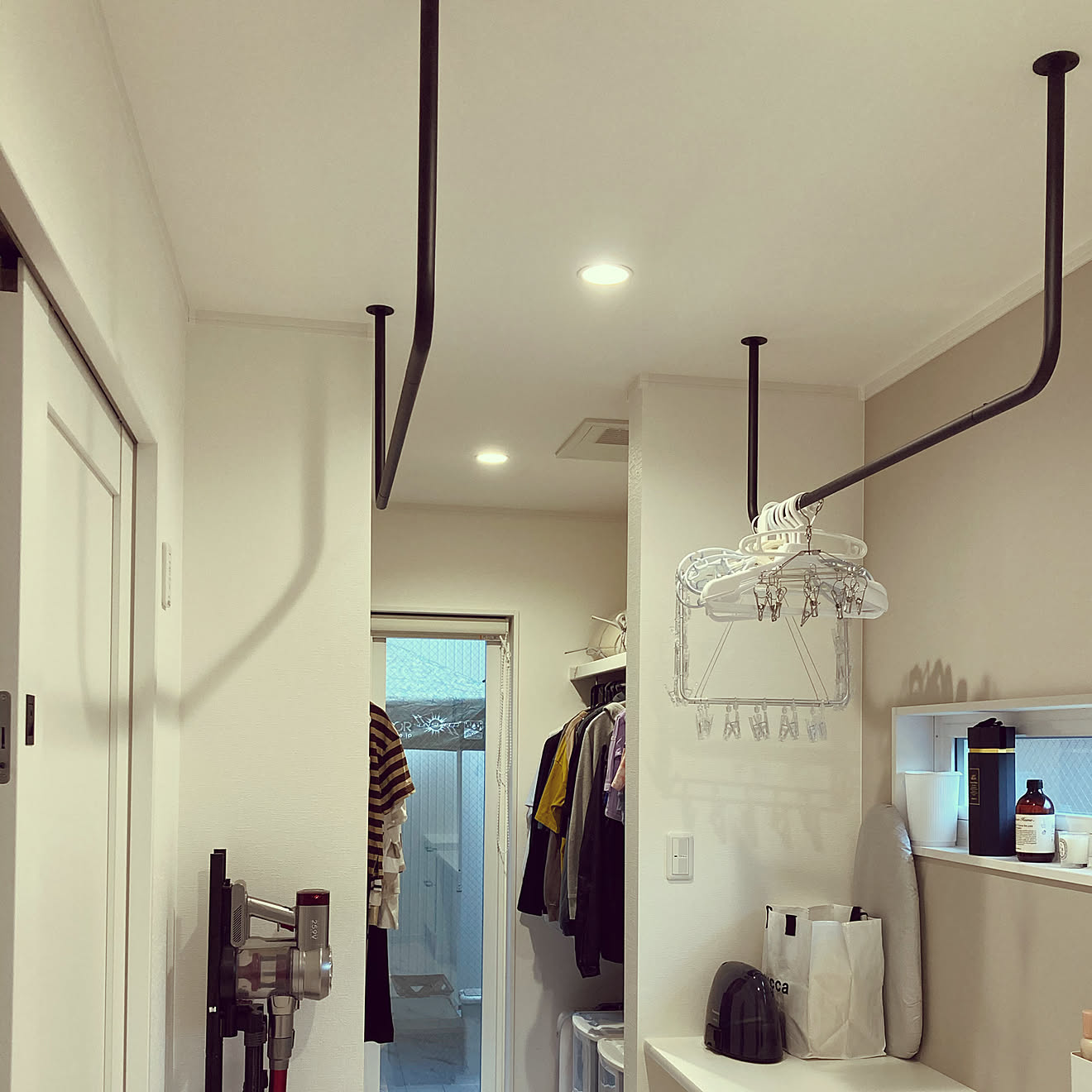 アイアン物干し/ランドリールーム/バス/トイレのインテリア実例 20210522 181206 ｜ RoomClip（ルームクリップ）