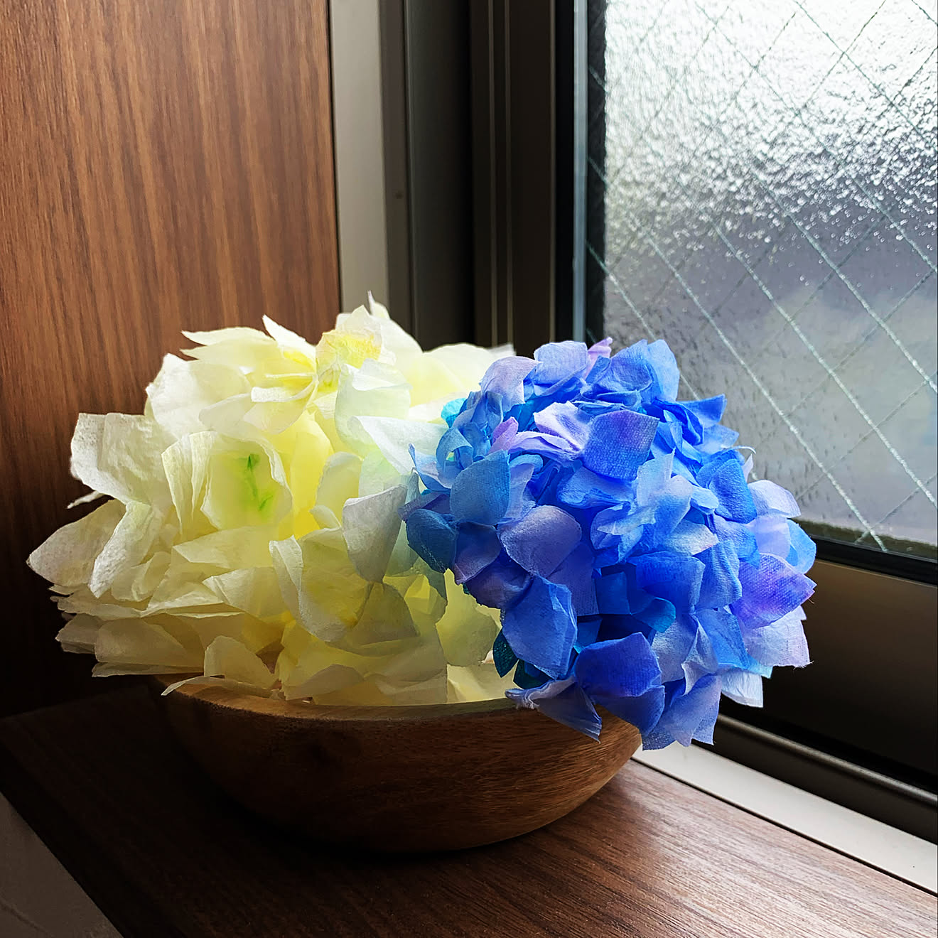 紫陽花/ハンドレタリング/花紙/ハンドメイド/ABT&hellip;などのインテリア実例 20200516 150059
