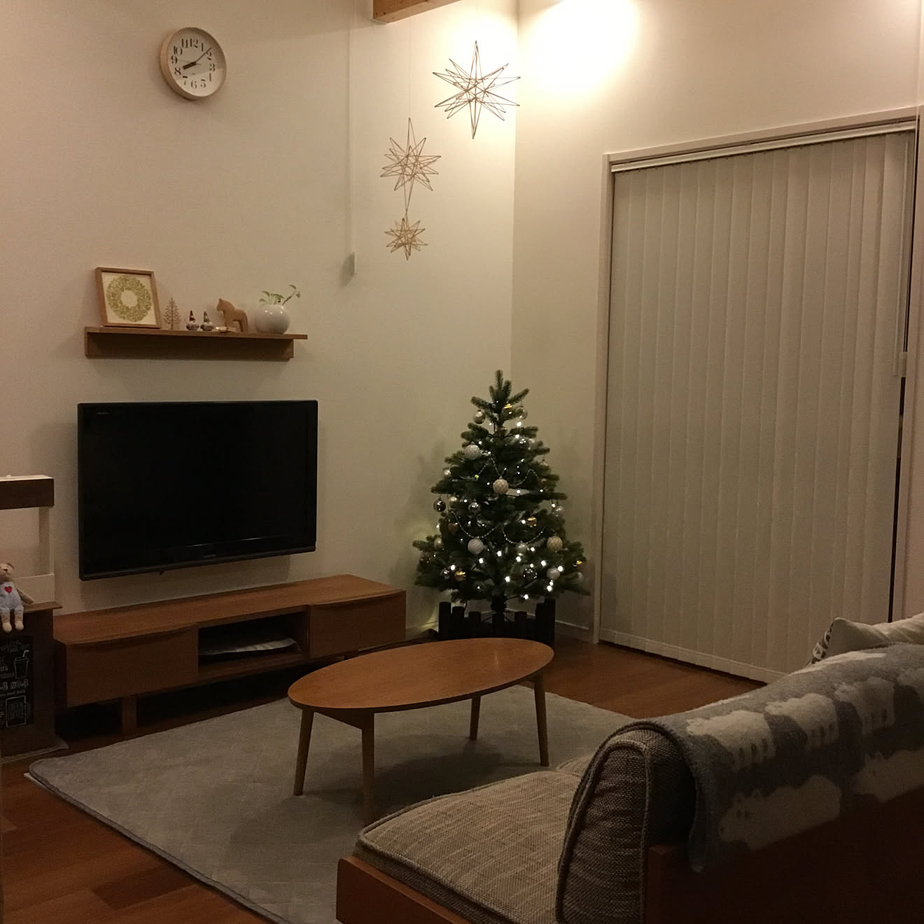 リビング/北欧/北欧インテリア/クリスマス/クリスマスツリー&hellip;などのインテリア実例 20181205 201628