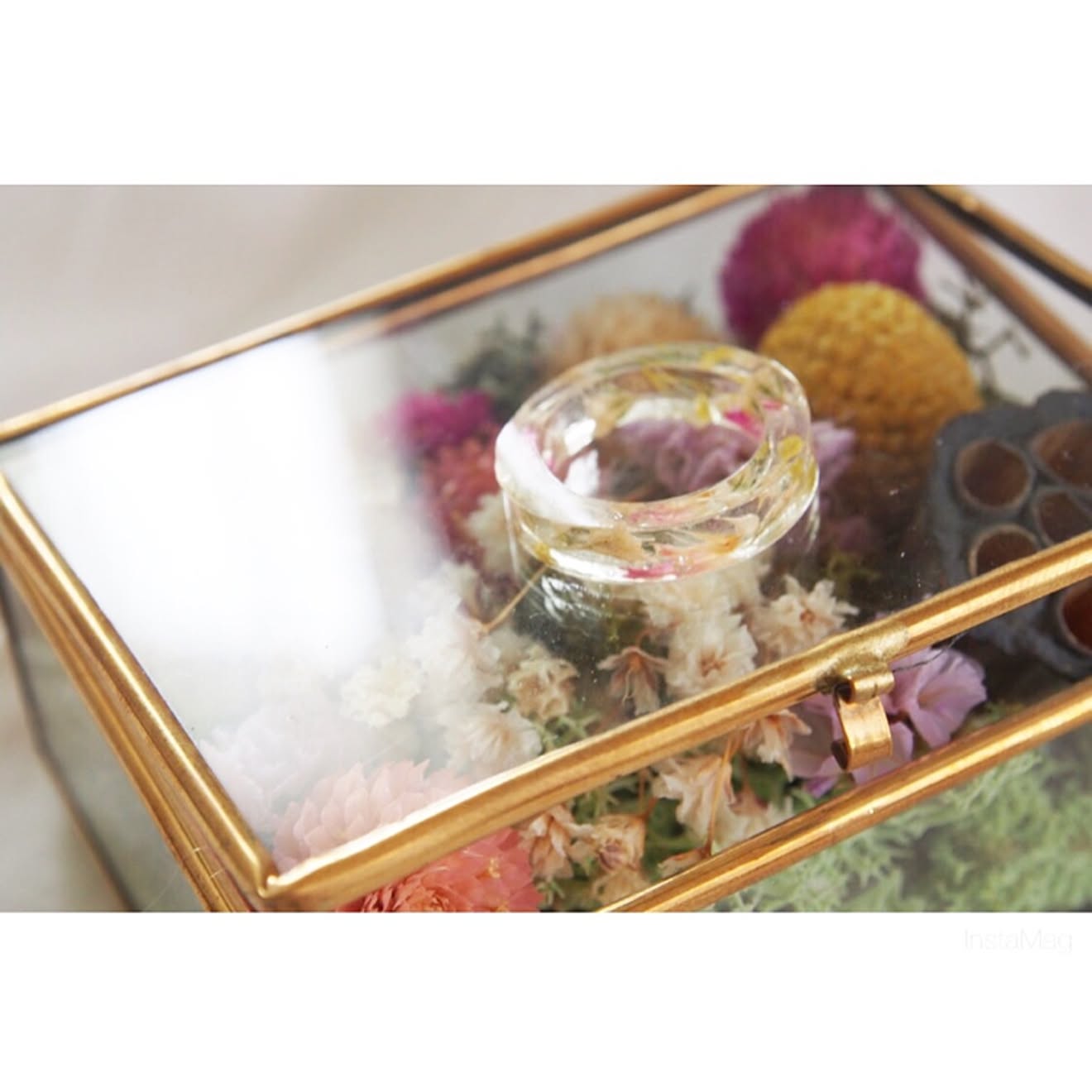 handmade/プリザーブドフラワー/ドライフラワー/ガラスケース/フラワーアレンジメントのインテリア実例 20160924 22