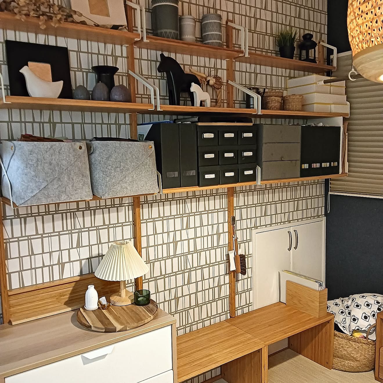棚/コマンドフック/かける収納/無印良品/IKEA momo0907の部屋
