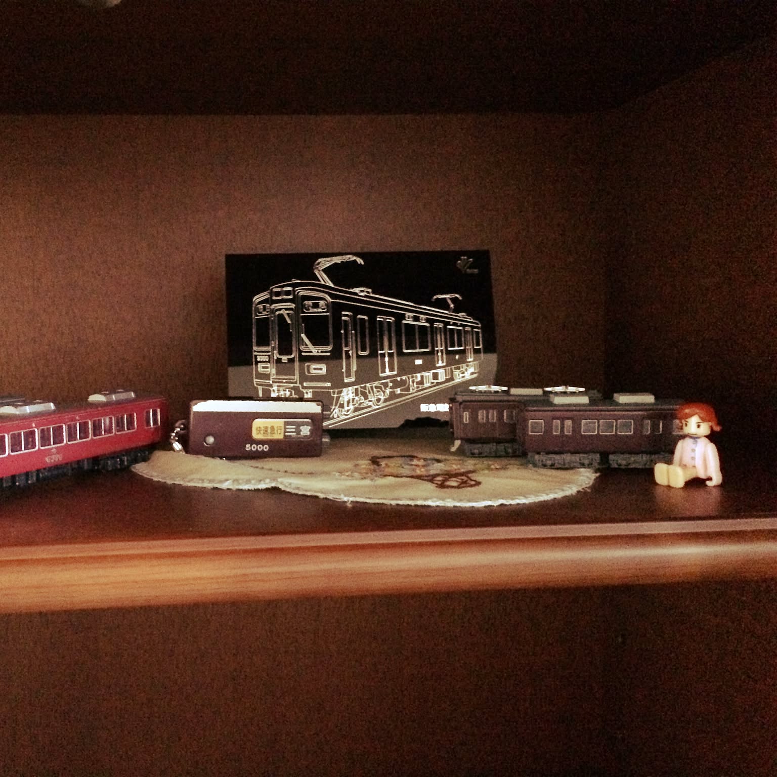 My Shelf/模型/コンテスト用♪/マルニ/飾り棚/阪急電車&hellip;などのインテリア実例 20141225 153452
